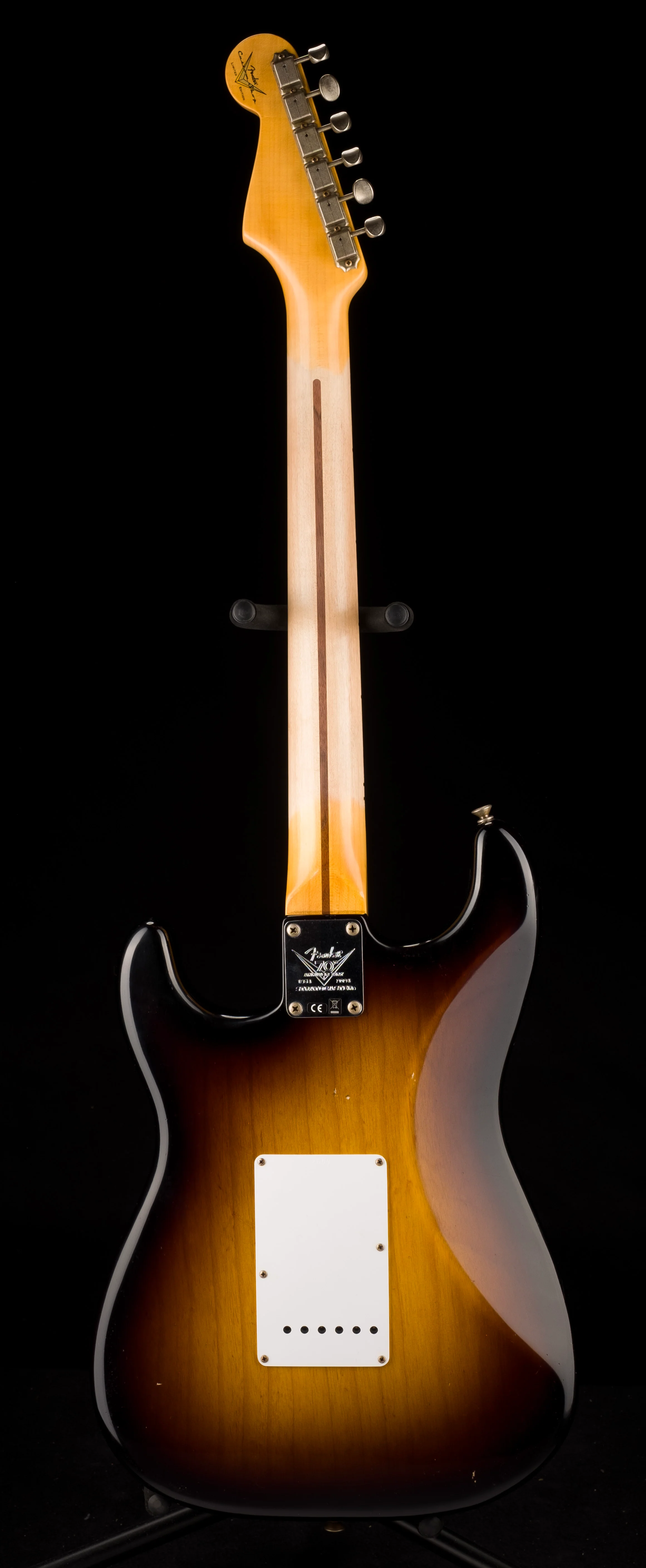 Fender Custom Shop Limited Edition 70th Anniversary 1954 Stratocaster Journeyman Relic Wide Fade 2-Tone Sunburst - Image 13