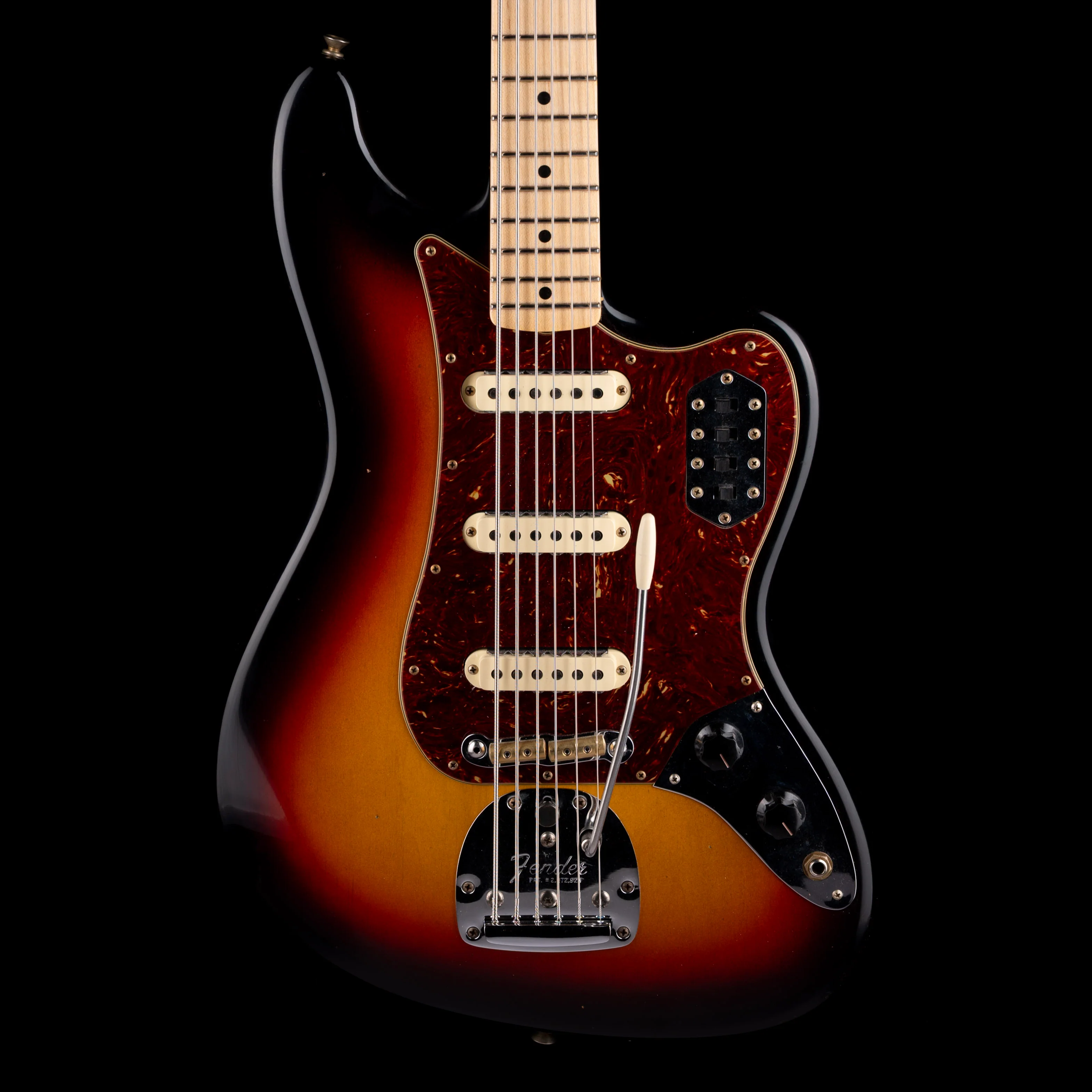 Fender Custom Shop Limited Edition Bass VI Journeyman Relic Bleached 3-Color Sunburst