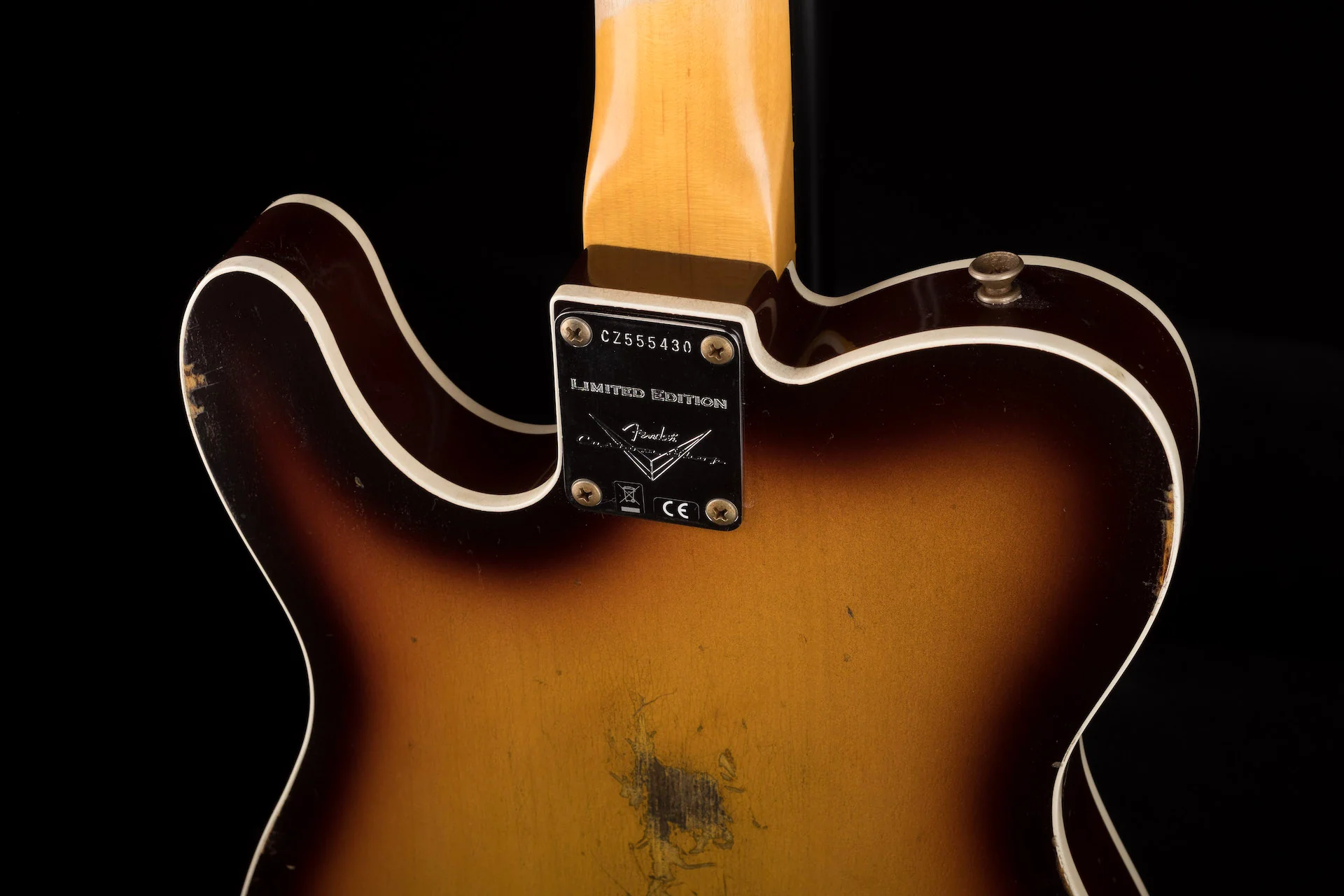 Fender Custom Shop Limited Edition CuNiFe Telecaster Custom Relic Faded Aged Chocolate 3-Tone Sunburst - Image 14