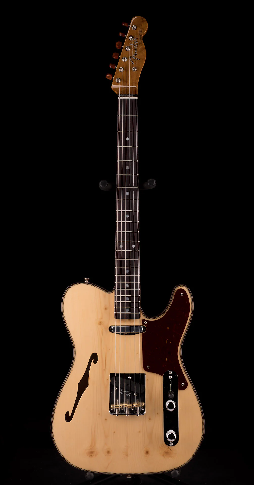 Fender Custom Shop Limited Edition Knotty Pine Telecaster Thinline NOS Aged Natural - Image 2