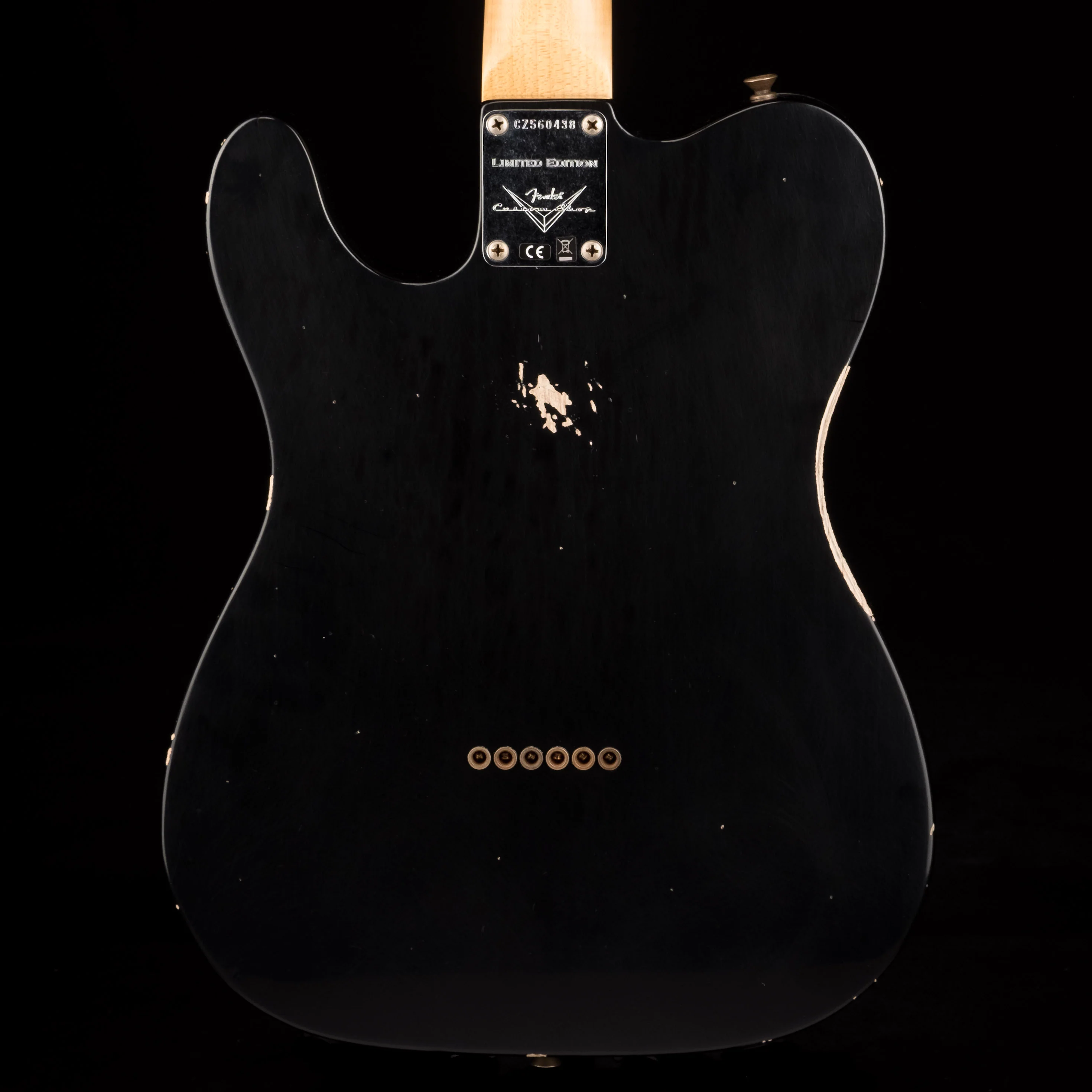 Fender Custom Shop Limited Edition Telecaster Custom Relic Aged Black - Image 15