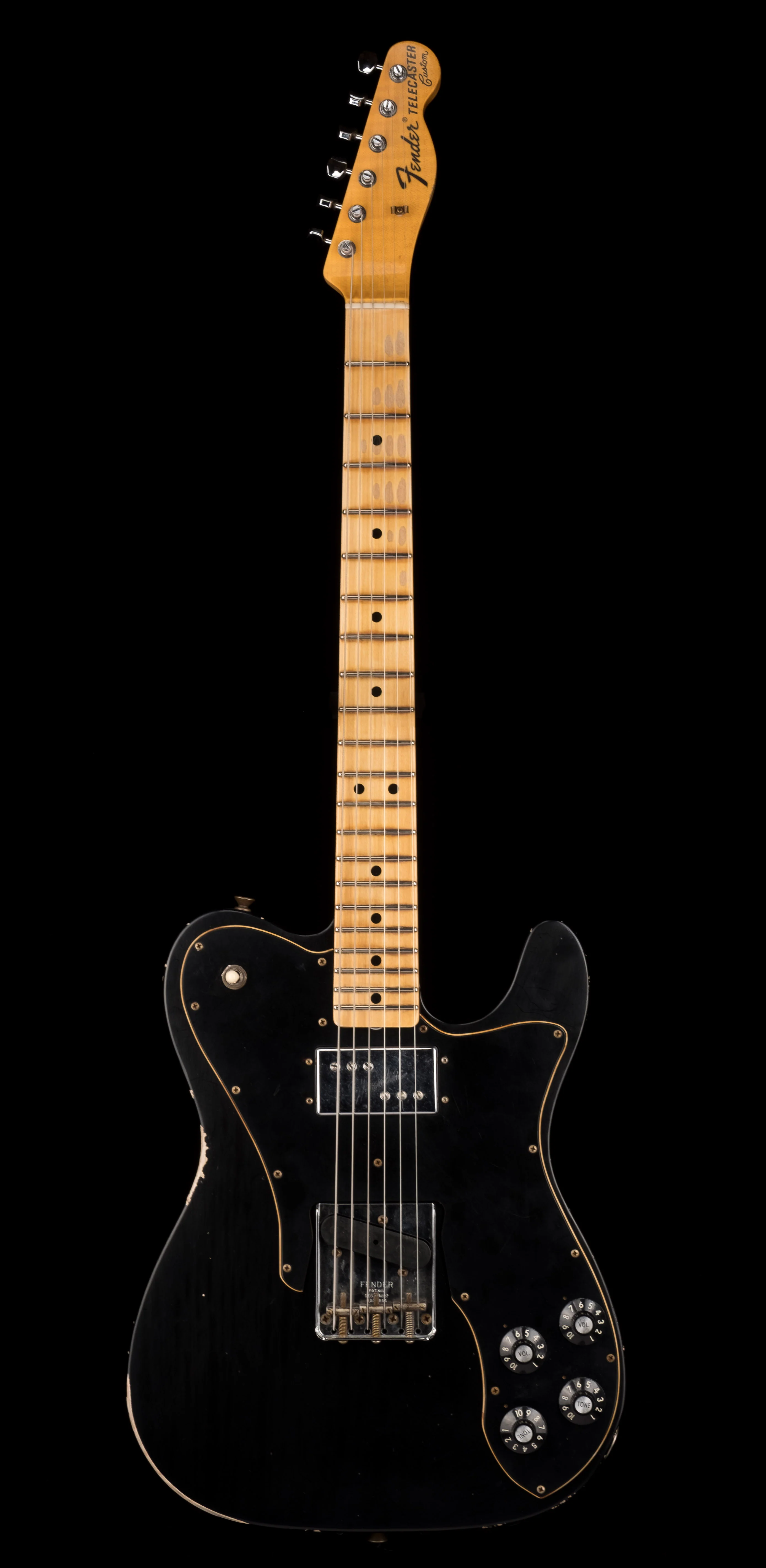 Fender Custom Shop Limited Edition Telecaster Custom Relic Aged Black - Image 2