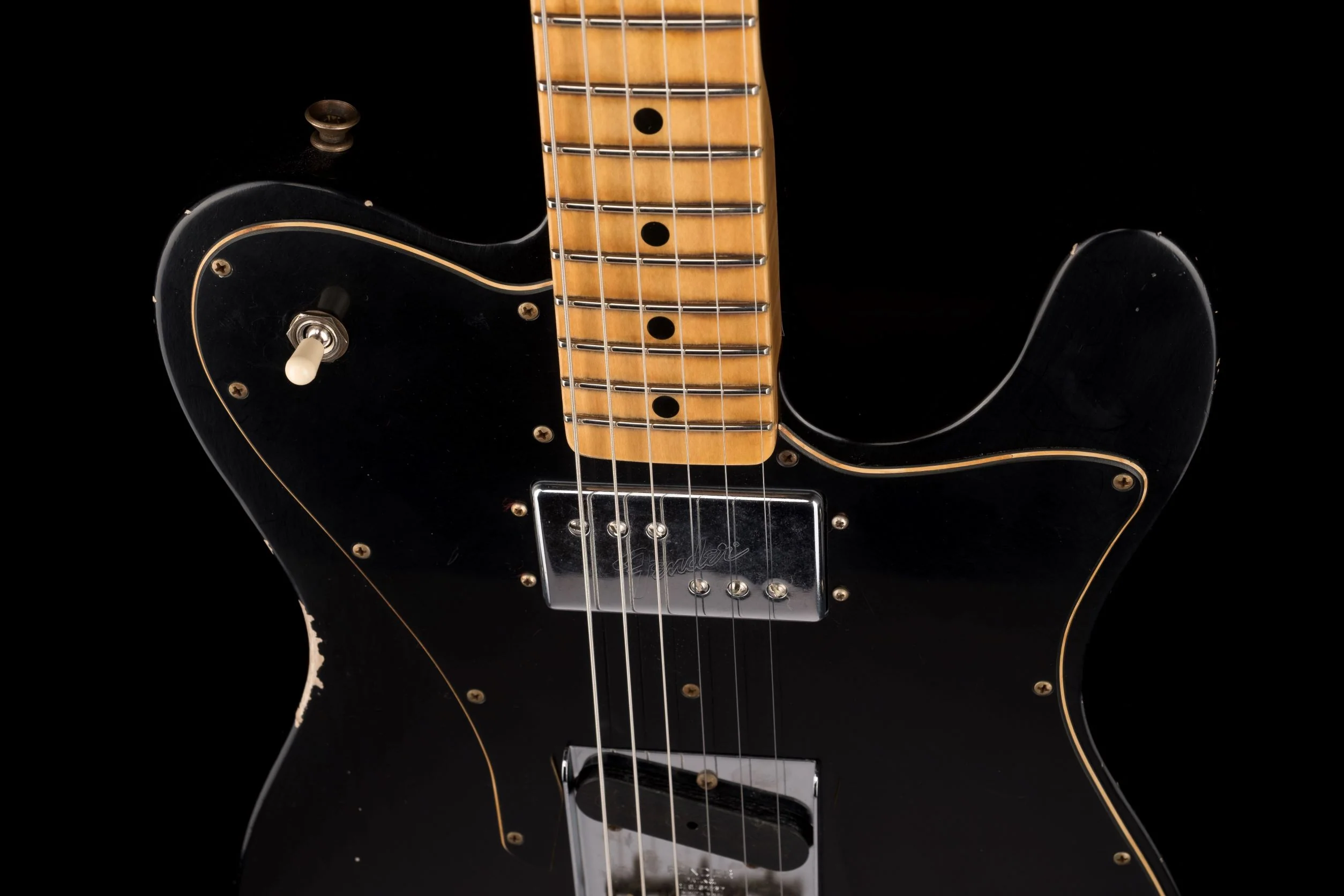 Fender Custom Shop Limited Edition Telecaster Custom Relic Aged Black - Image 3