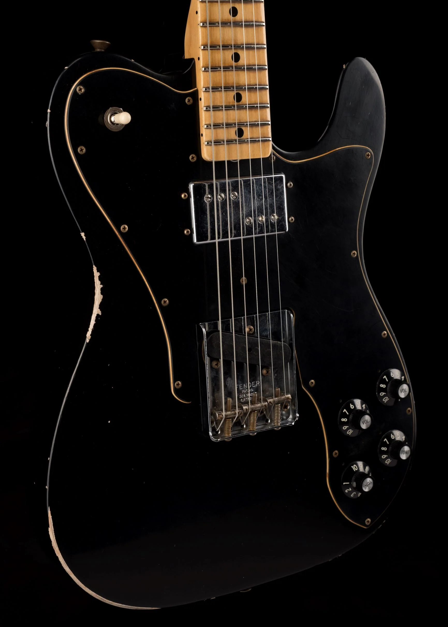 Fender Custom Shop Limited Edition Telecaster Custom Relic Aged Black - Image 7