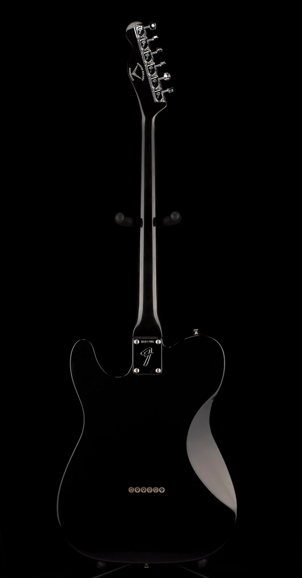 Fender Custom Shop Masterbuilder's Apprentice Levi Perry Telecaster Deluxe NOS Black Pearl Electric Guitar With Case - Image 10