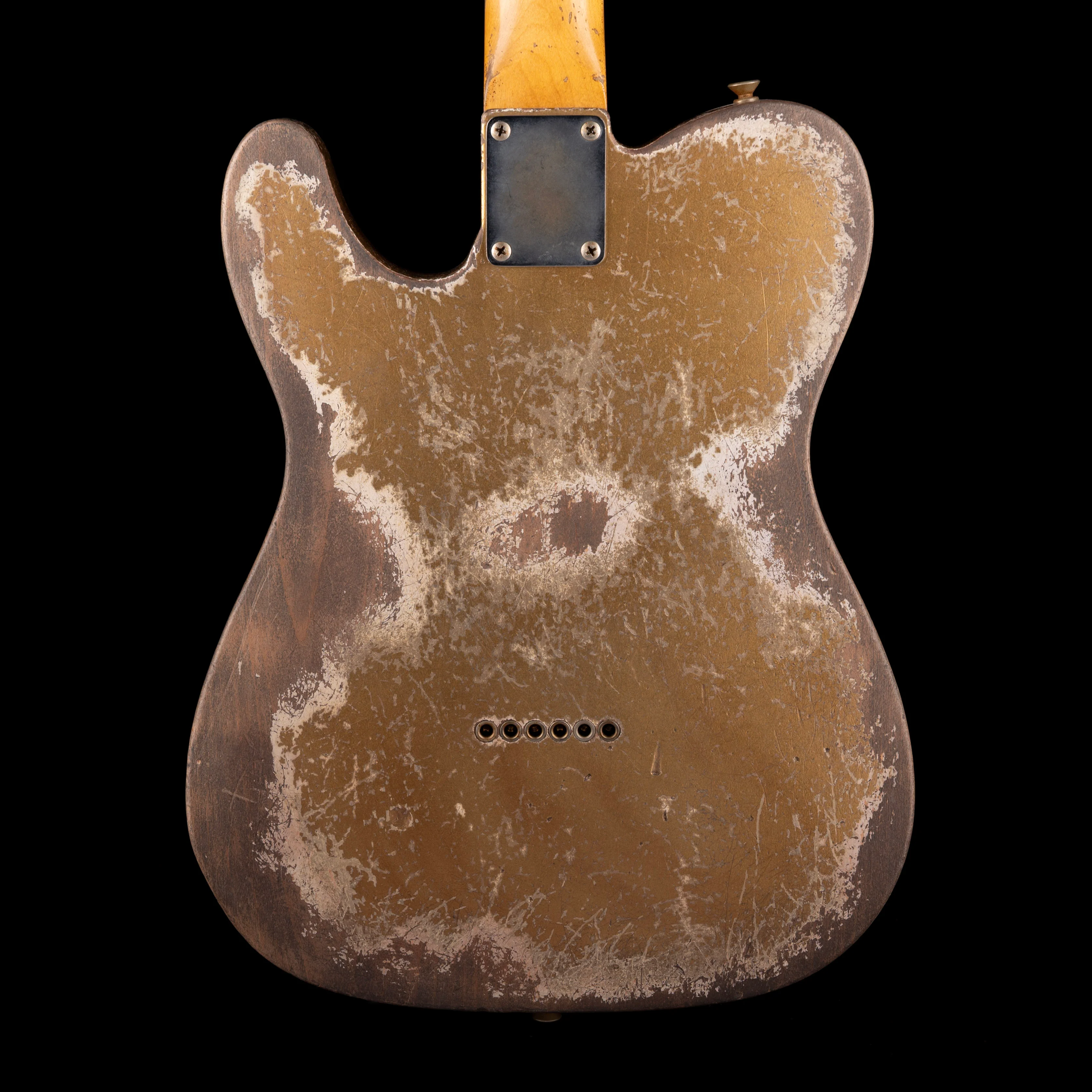 Fender Custom Shop Masterbuilt Andy Hicks 1964 Telecaster HS Ultimate Relic Aztec Gold With Case - Image 9