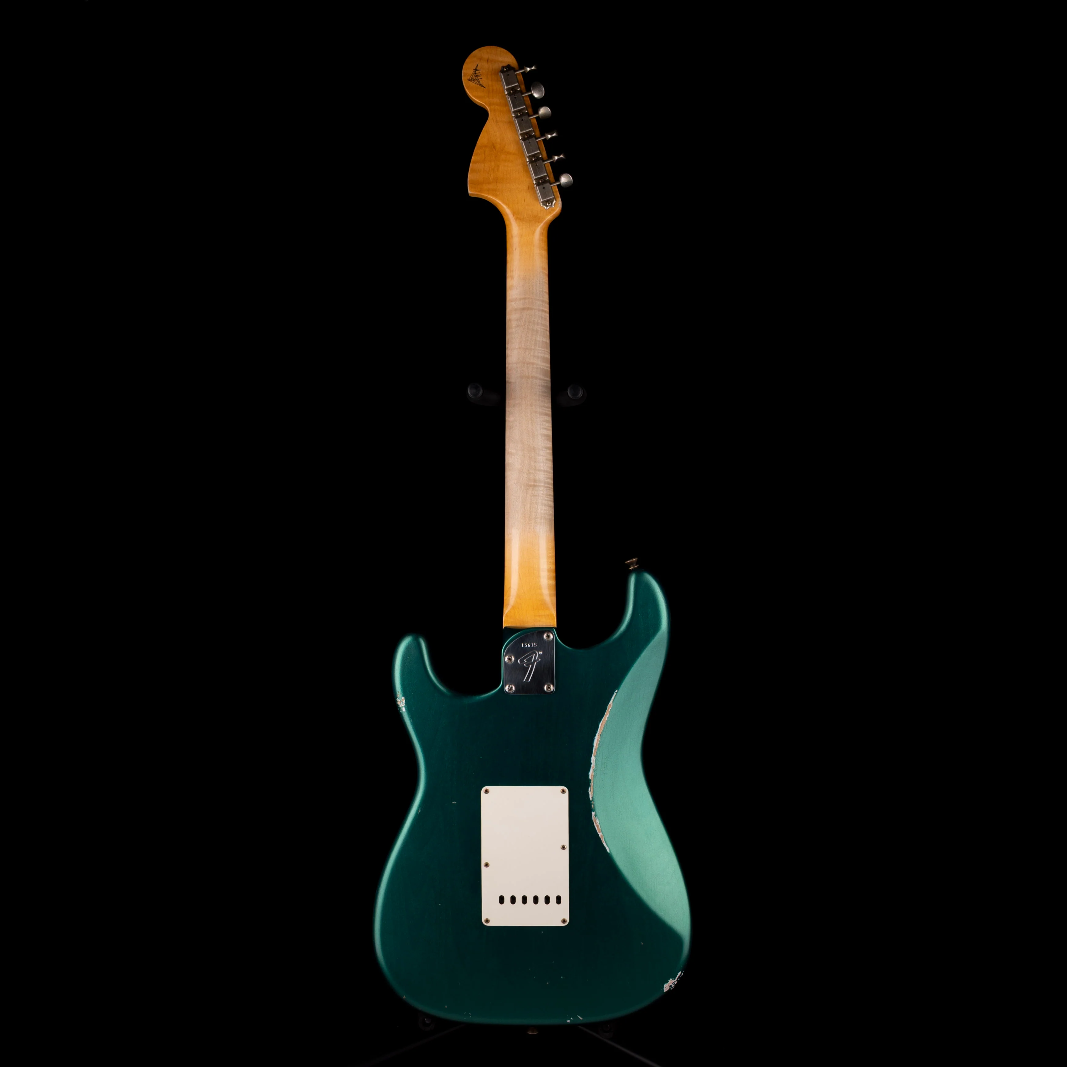 Fender Custom Shop Masterbuilt Andy Hicks 1967 Stratocaster HSS Journeyman Relic British Racing Green Guitar With Case - Image 10