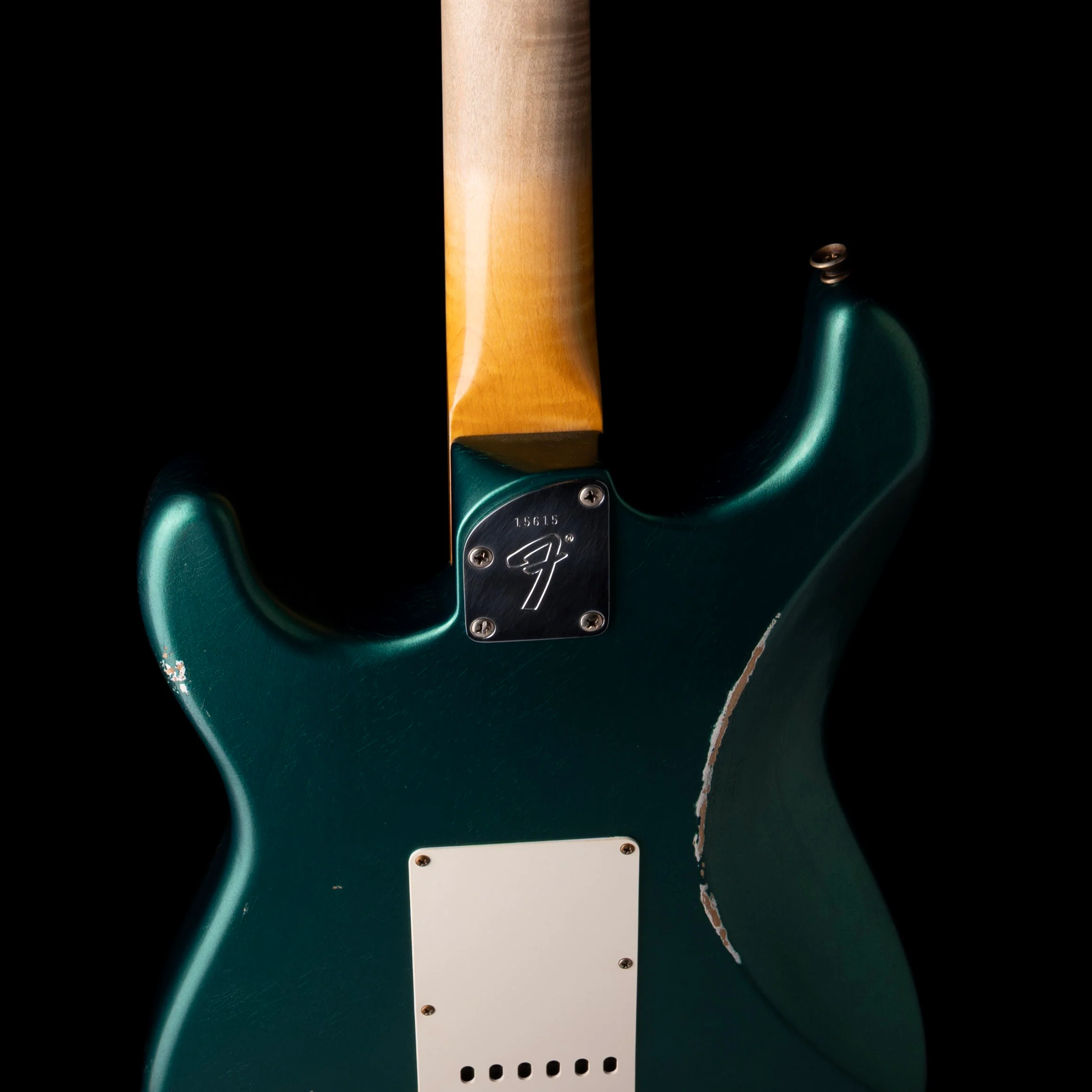 Fender Custom Shop Masterbuilt Andy Hicks 1967 Stratocaster HSS Journeyman Relic British Racing Green Guitar With Case - Image 11