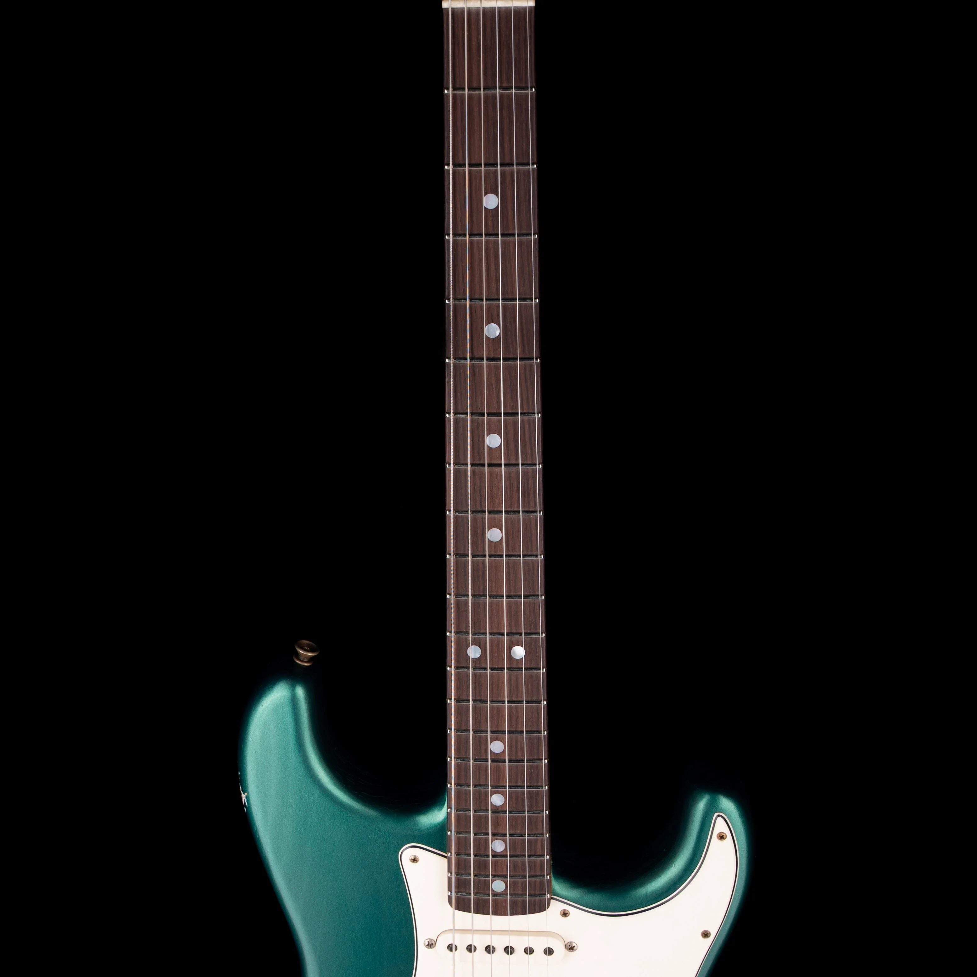 Fender Custom Shop Masterbuilt Andy Hicks 1967 Stratocaster HSS Journeyman Relic British Racing Green Guitar With Case - Image 7