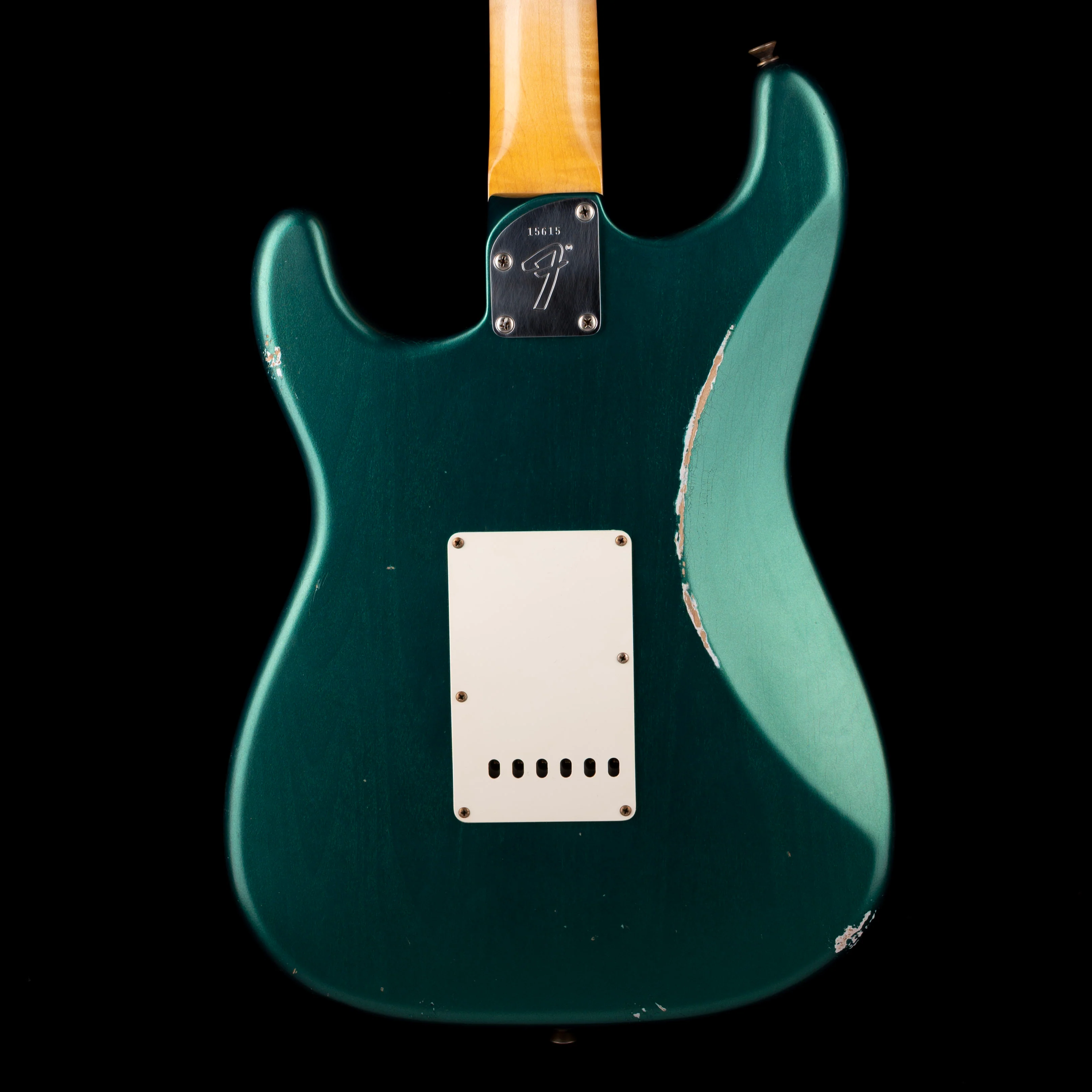 Fender Custom Shop Masterbuilt Andy Hicks 1967 Stratocaster HSS Journeyman Relic British Racing Green Guitar With Case - Image 9