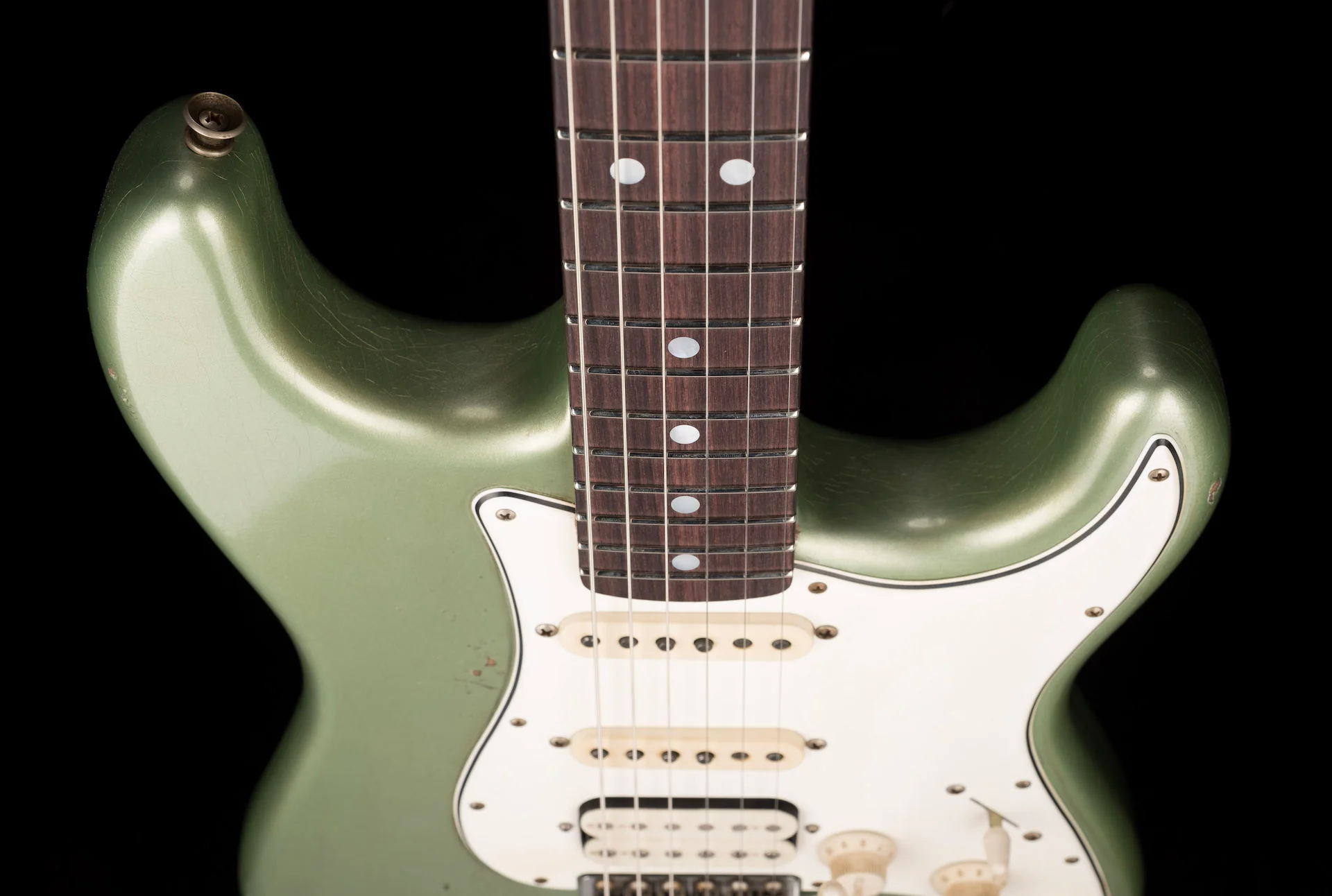 Fender Custom Shop Masterbuilt Andy Hicks 1967 Stratocaster HSS Journeyman Relic Lime Gold - Image 12