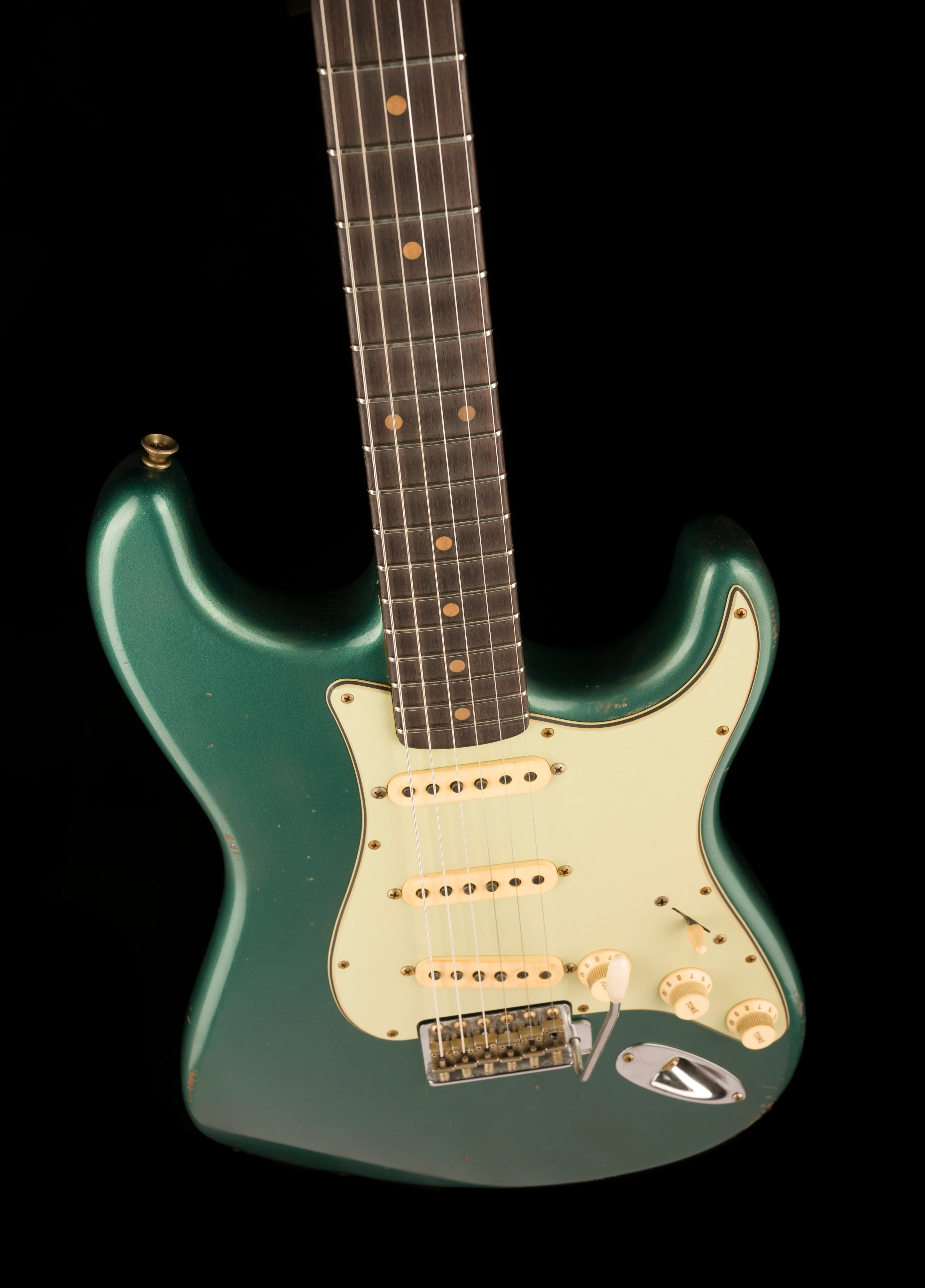 Fender Custom Shop Masterbuilt Jason Smith 1959 Stratocaster Journeyman Relic Sherwood Green Metallic - Image 4