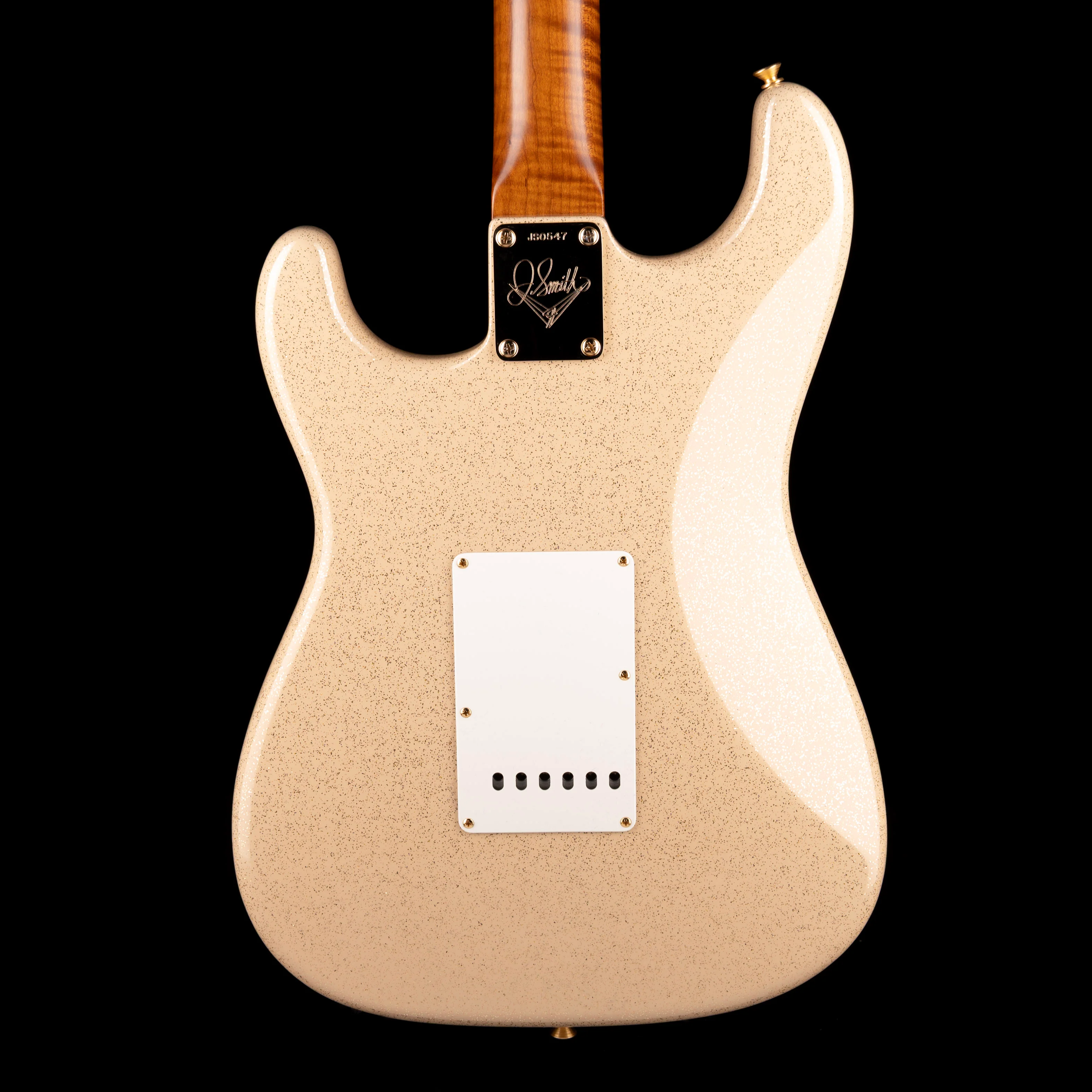 Fender Custom Shop Masterbuilt Jason Smith 1959 Stratocaster NOS Mojave Sand Sparkle With Case - Image 9
