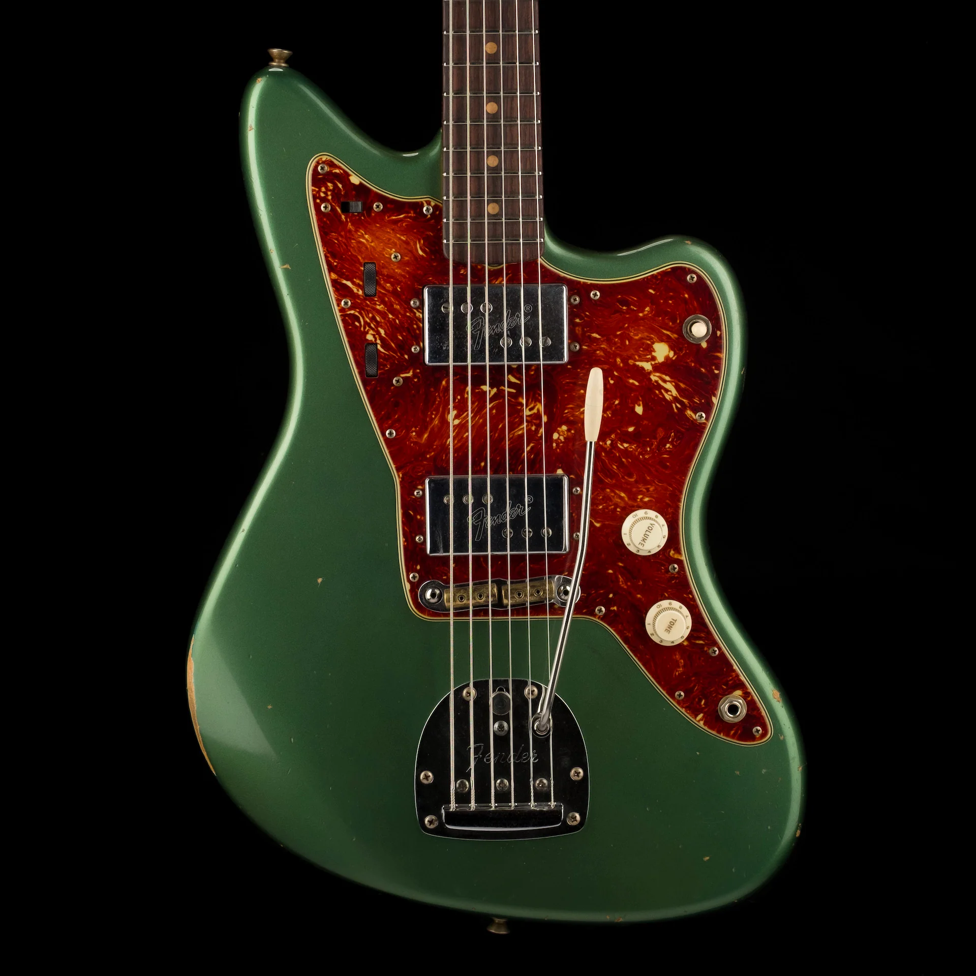 Fender Custom Shop Masterbuilt Levi Perry 60's Jazzmaster Baritone Journeyman Relic Aged Sherwood Green Metallic