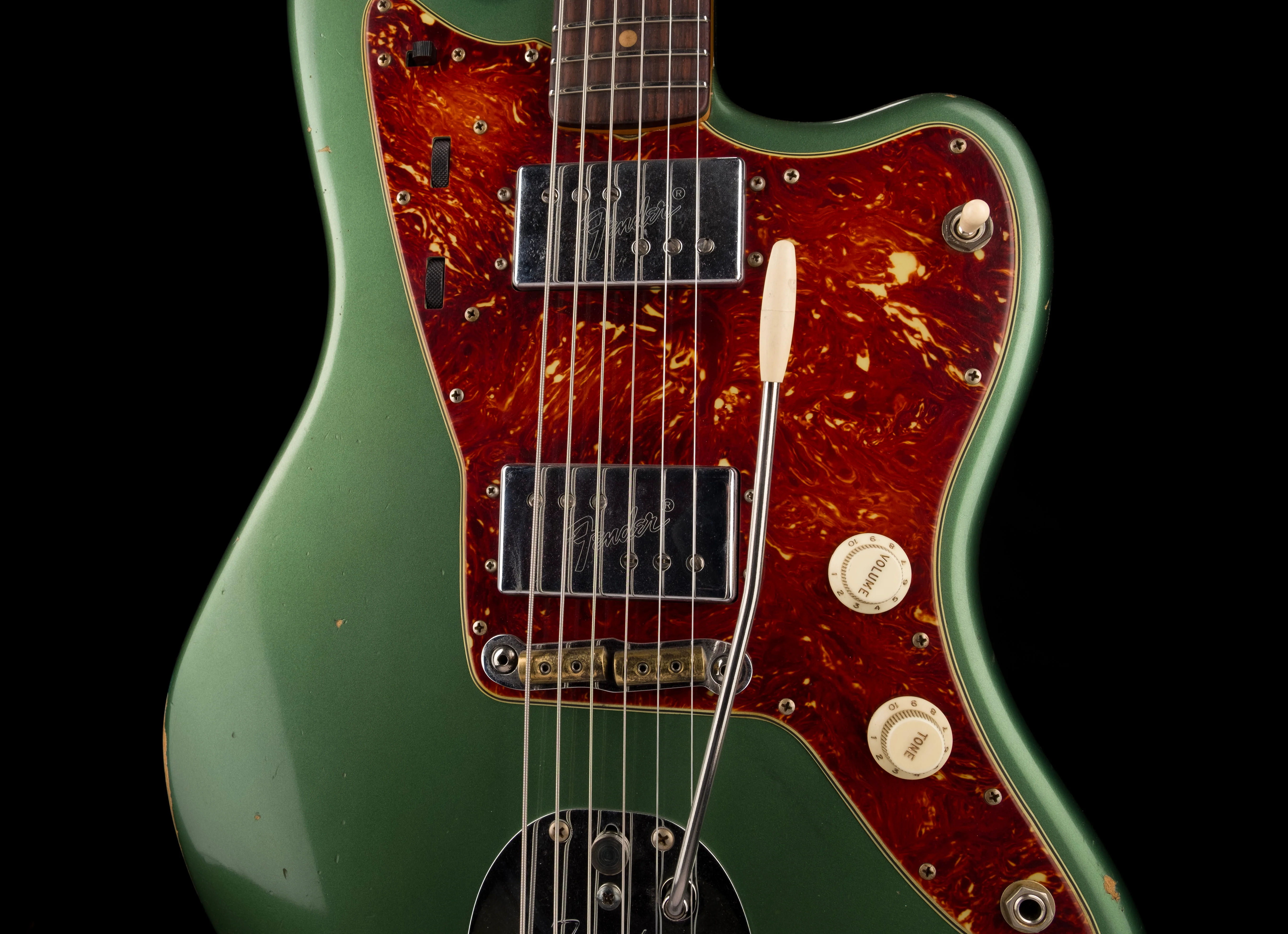 Fender Custom Shop Masterbuilt Levi Perry 60's Jazzmaster Baritone Journeyman Relic Aged Sherwood Green Metallic - Image 6