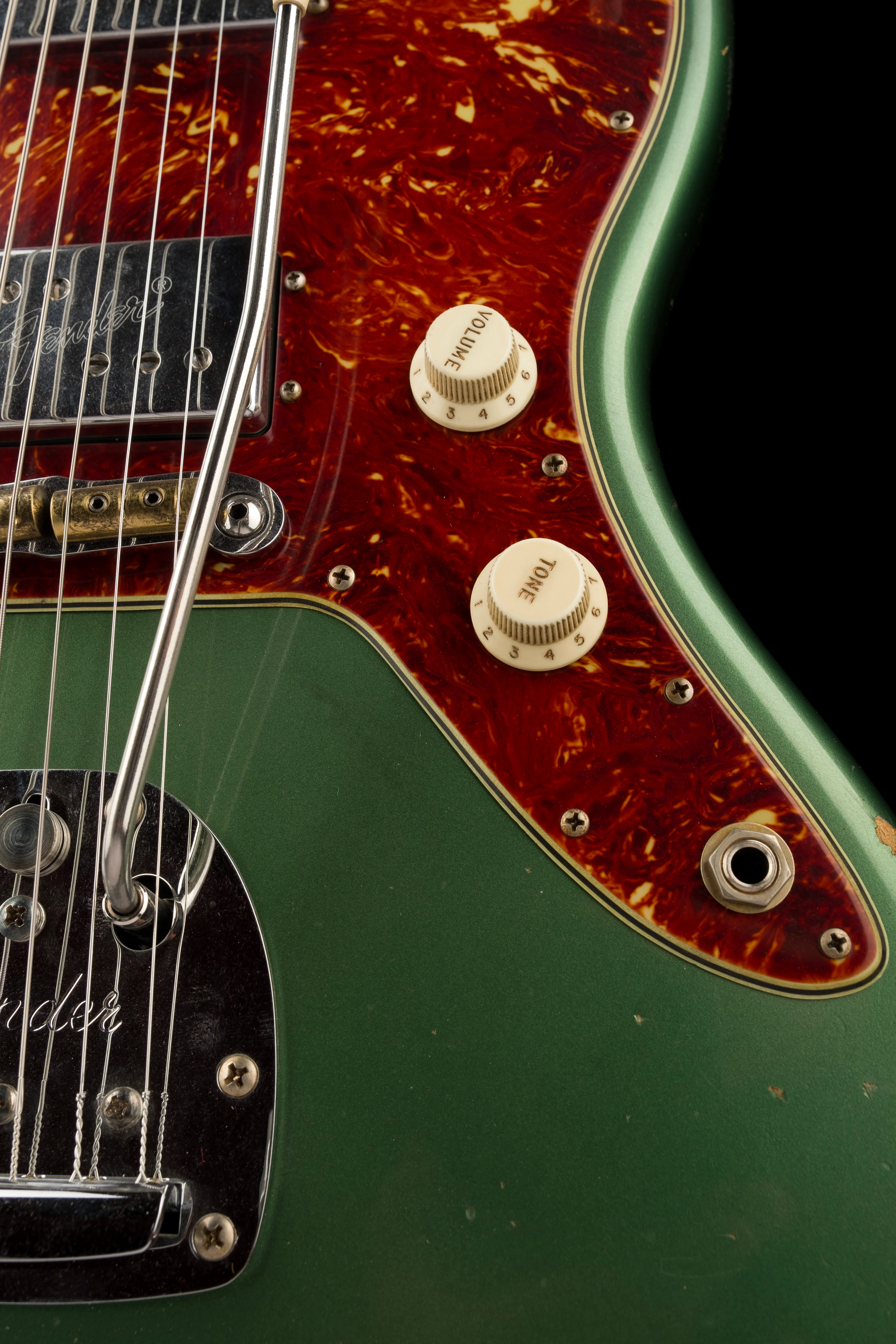 Fender Custom Shop Masterbuilt Levi Perry 60's Jazzmaster Baritone Journeyman Relic Aged Sherwood Green Metallic - Image 8