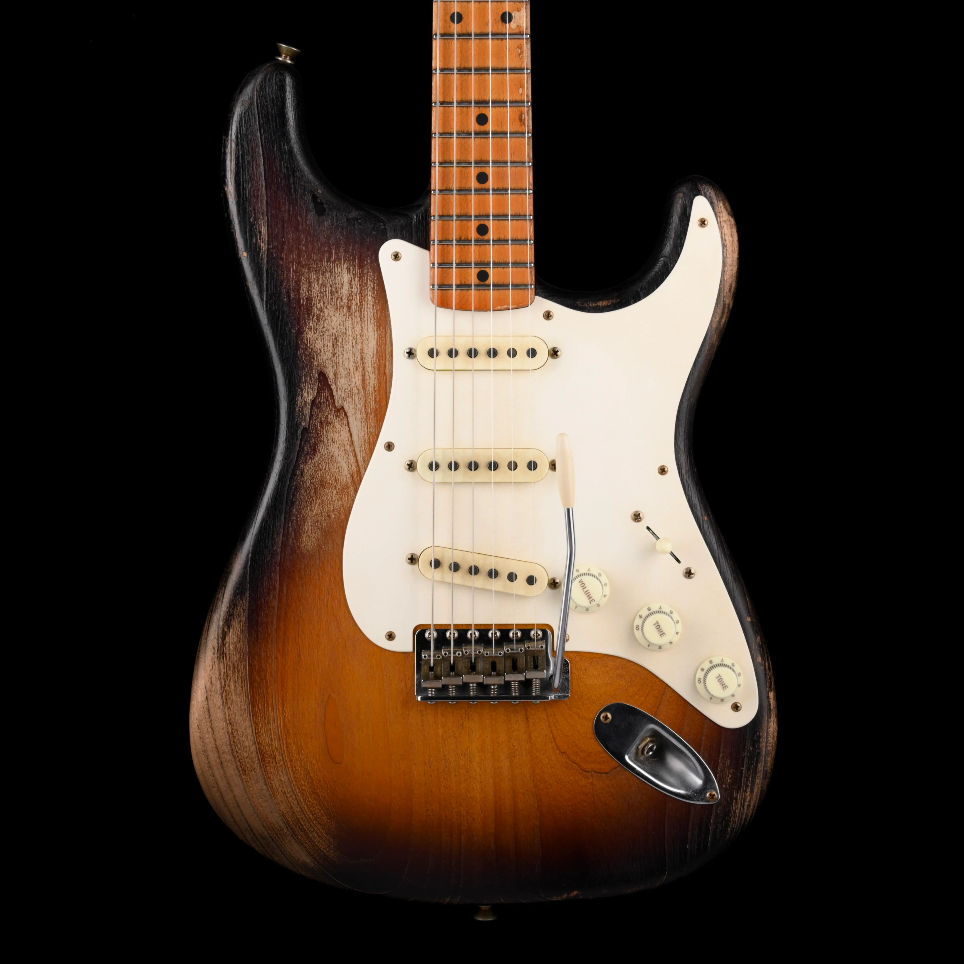 Fender Custom Shop Masterbuilt Paul Waller 1957 Stratocaster Heavy Weathered 2-Tone Sunburst With Case