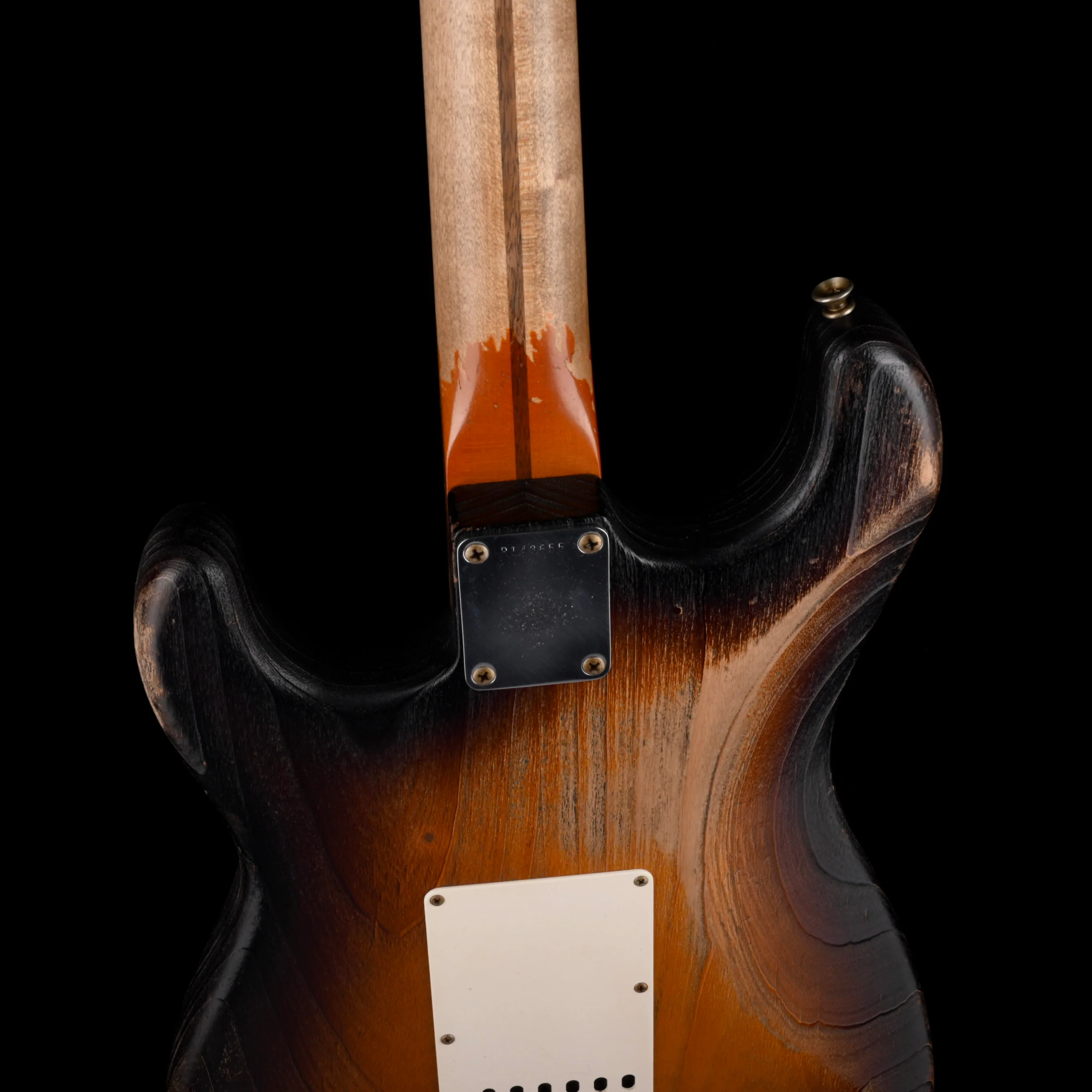 Fender Custom Shop Masterbuilt Paul Waller 1957 Stratocaster Heavy Weathered 2-Tone Sunburst With Case - Image 11