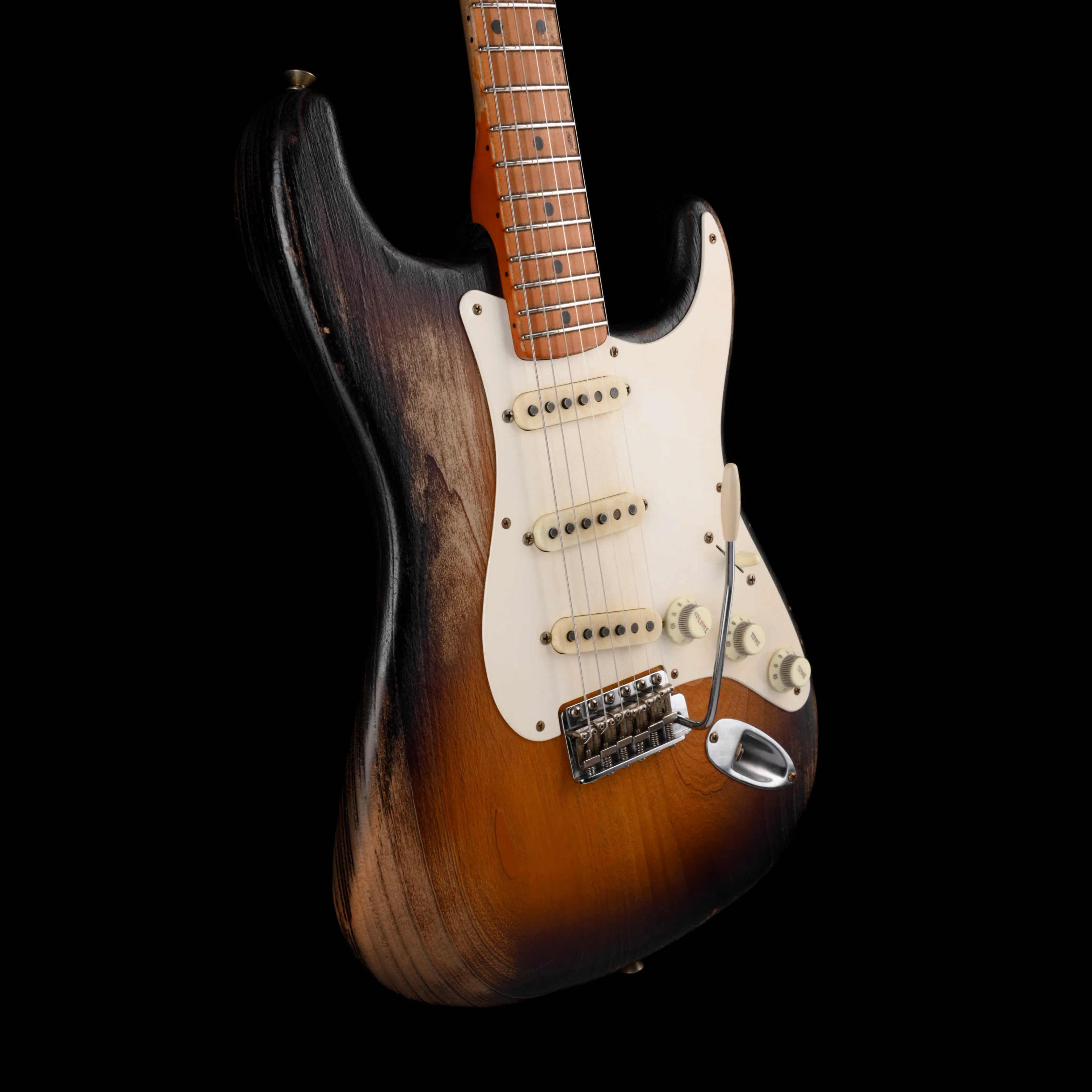 Fender Custom Shop Masterbuilt Paul Waller 1957 Stratocaster Heavy Weathered 2-Tone Sunburst With Case - Image 6