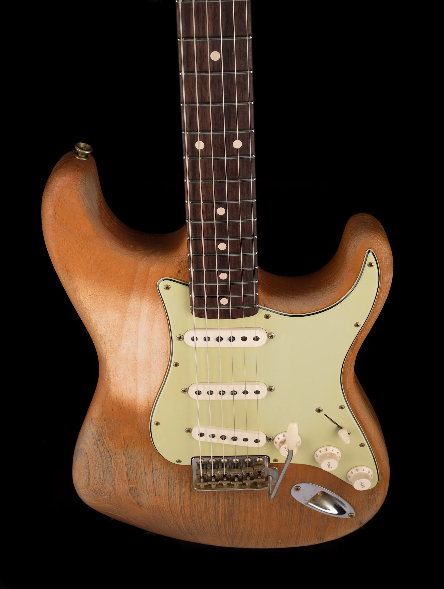 Fender Custom Shop Masterbuilt Paul Waller 1961 Stratocaster Heavy Weathered Natural - Image 4