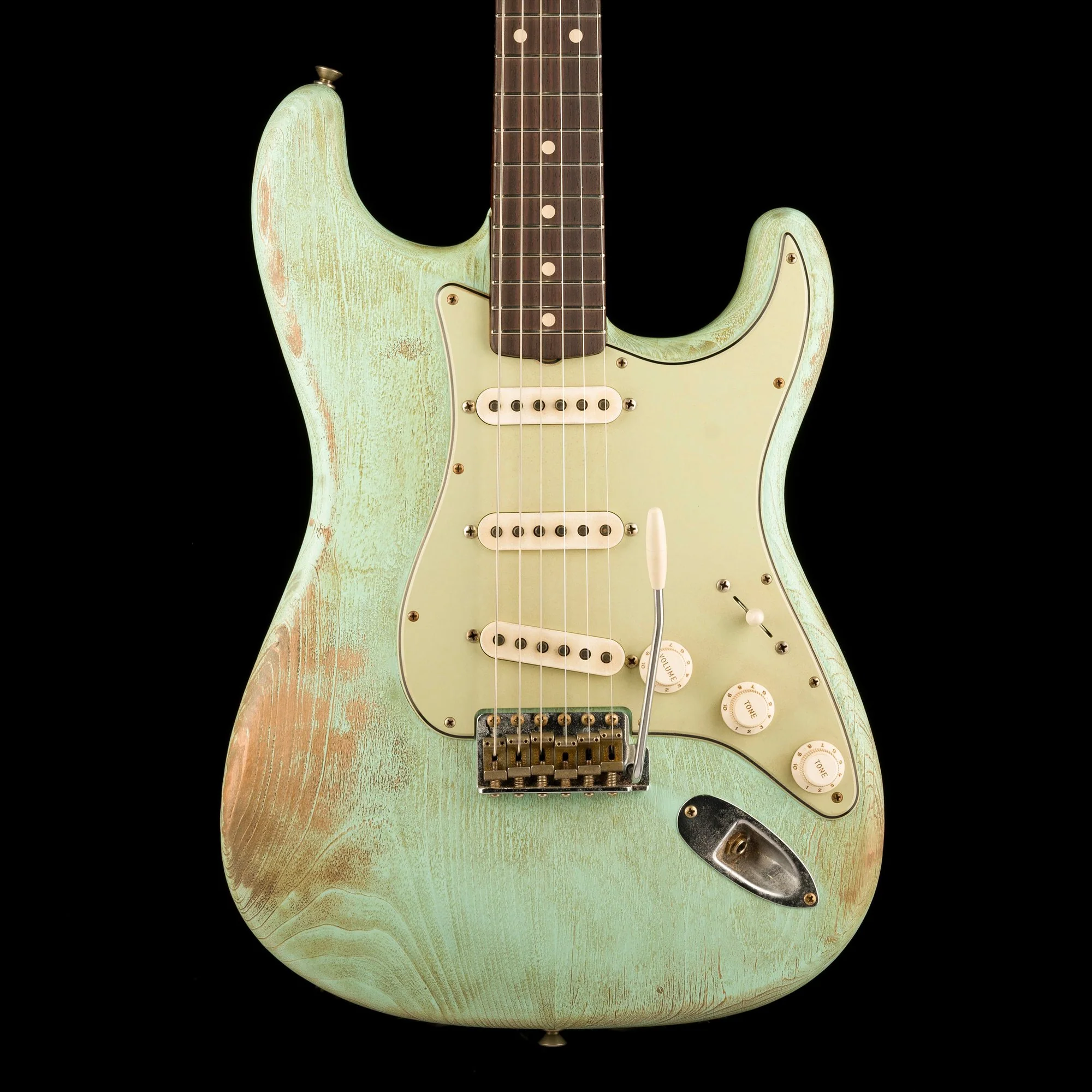 Fender Custom Shop Masterbuilt Paul Waller 1961 Stratocaster Heavy Weathered Surf Green