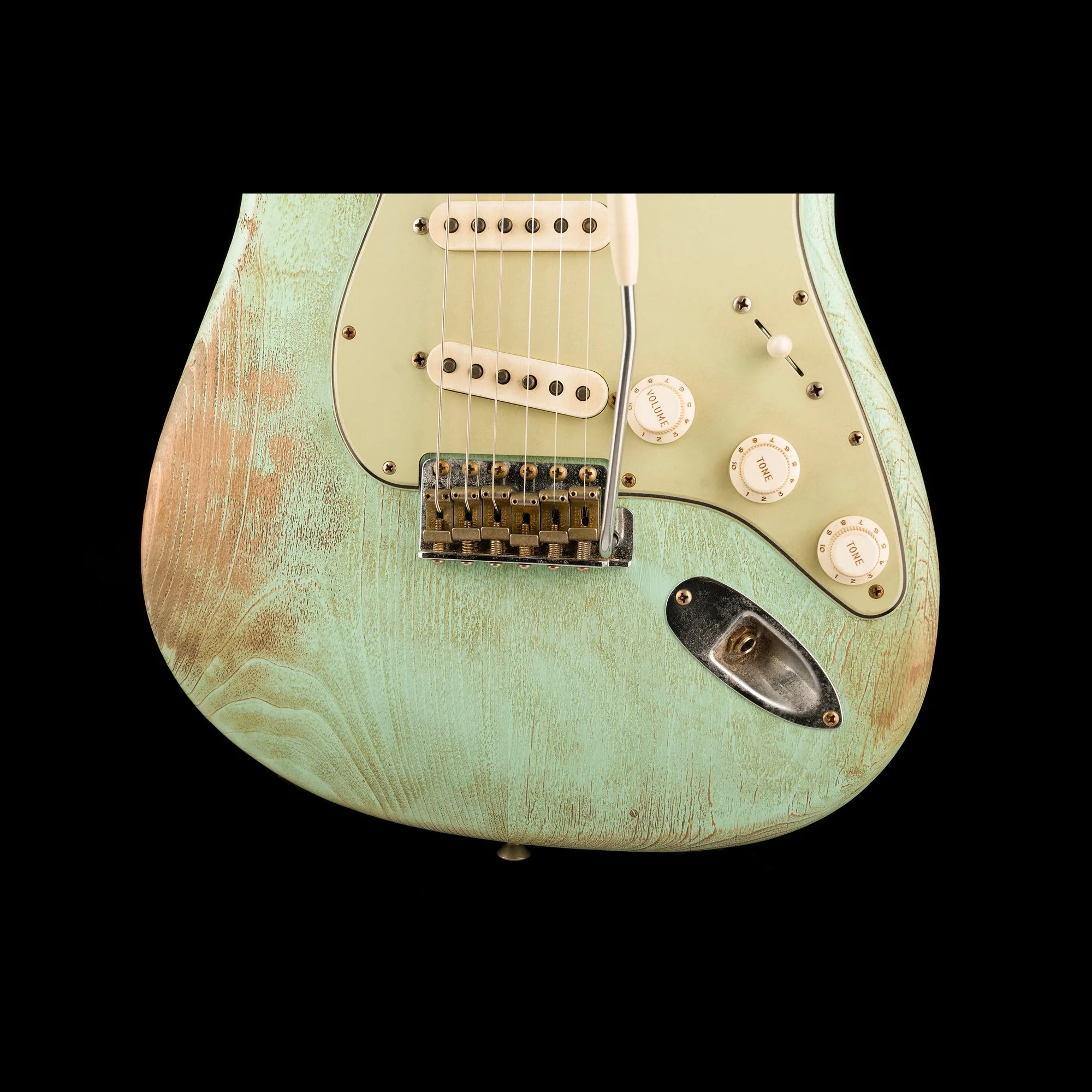 Fender Custom Shop Masterbuilt Paul Waller 1961 Stratocaster Heavy Weathered Surf Green - Image 5