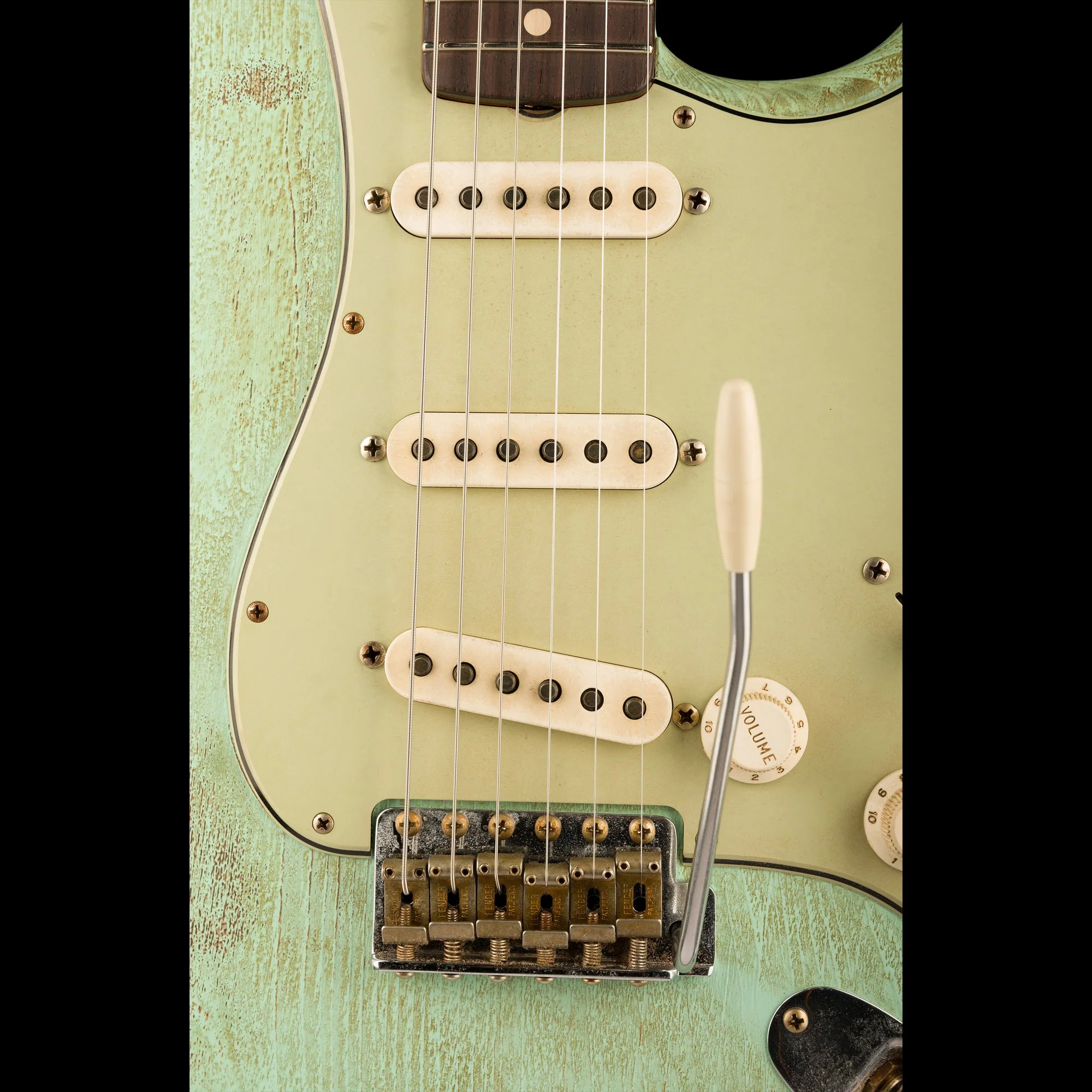 Fender Custom Shop Masterbuilt Paul Waller 1961 Stratocaster Heavy Weathered Surf Green - Image 7
