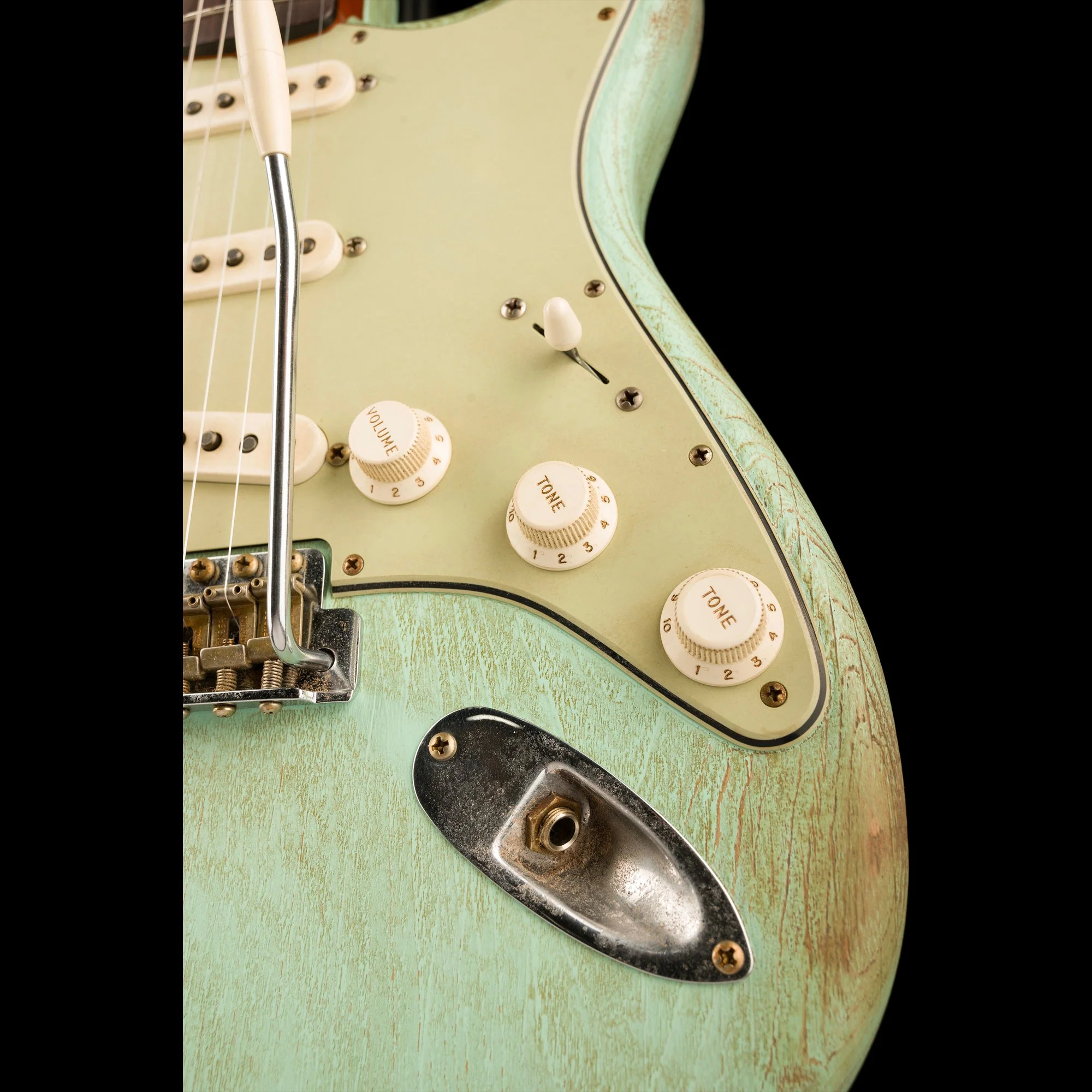Fender Custom Shop Masterbuilt Paul Waller 1961 Stratocaster Heavy Weathered Surf Green - Image 8