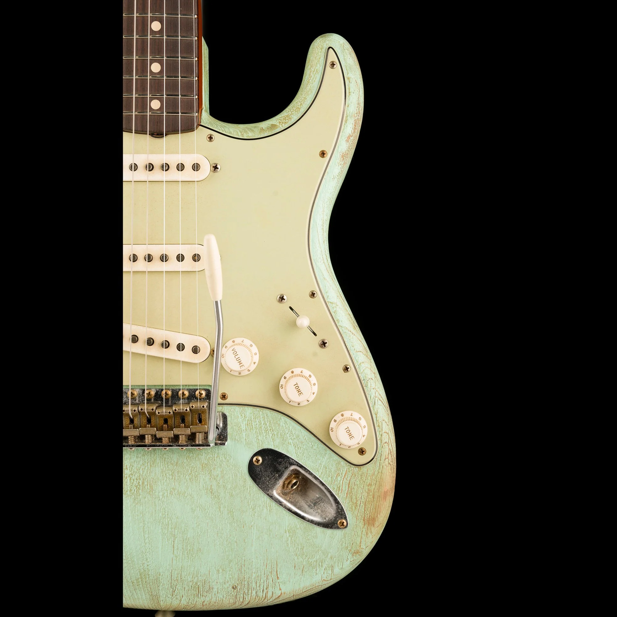 Fender Custom Shop Masterbuilt Paul Waller 1961 Stratocaster Heavy Weathered Surf Green - Image 9