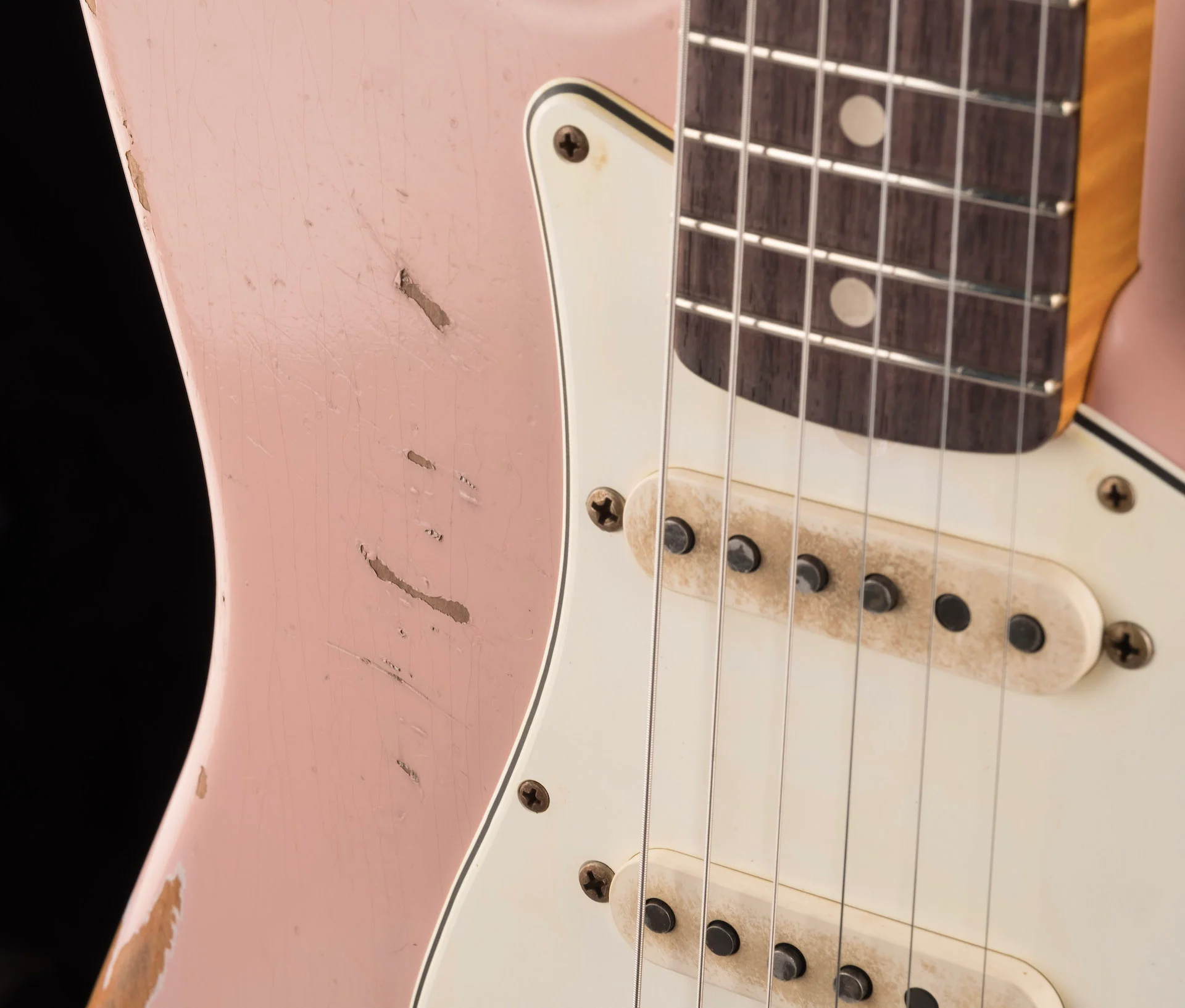 Fender Custom Shop Masterbuilt Paul Waller 1963 Stratocaster HSS Heavy Relic Dirty Shell Pink - Image 10