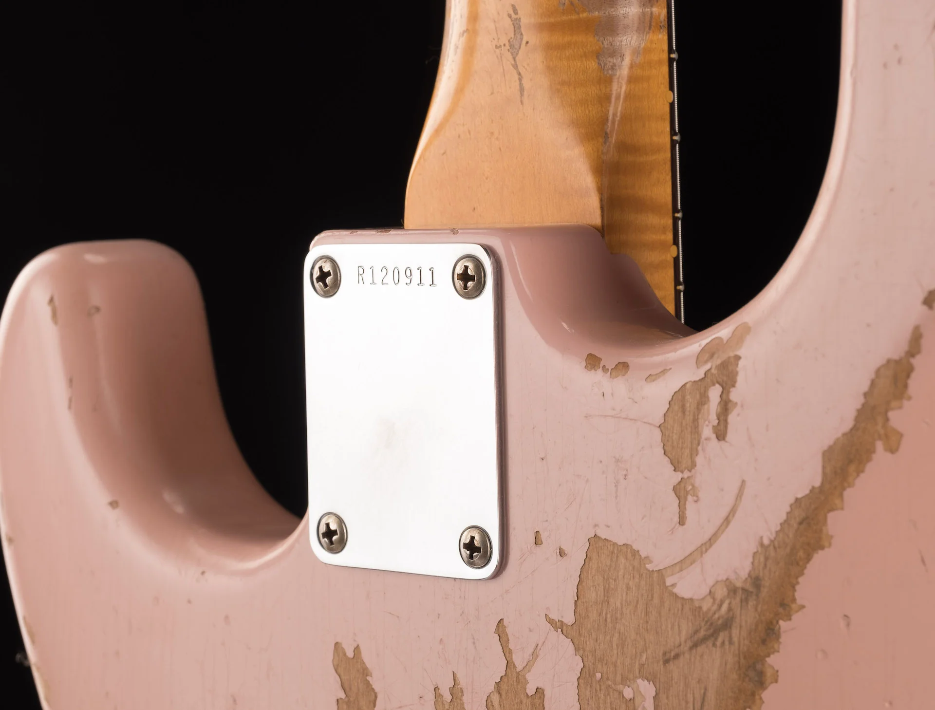 Fender Custom Shop Masterbuilt Paul Waller 1963 Stratocaster HSS Heavy Relic Dirty Shell Pink - Image 11