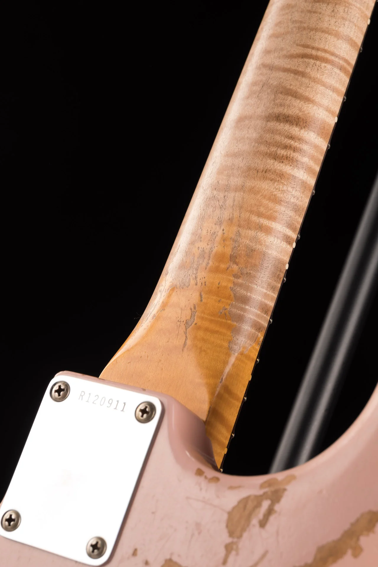 Fender Custom Shop Masterbuilt Paul Waller 1963 Stratocaster HSS Heavy Relic Dirty Shell Pink - Image 12