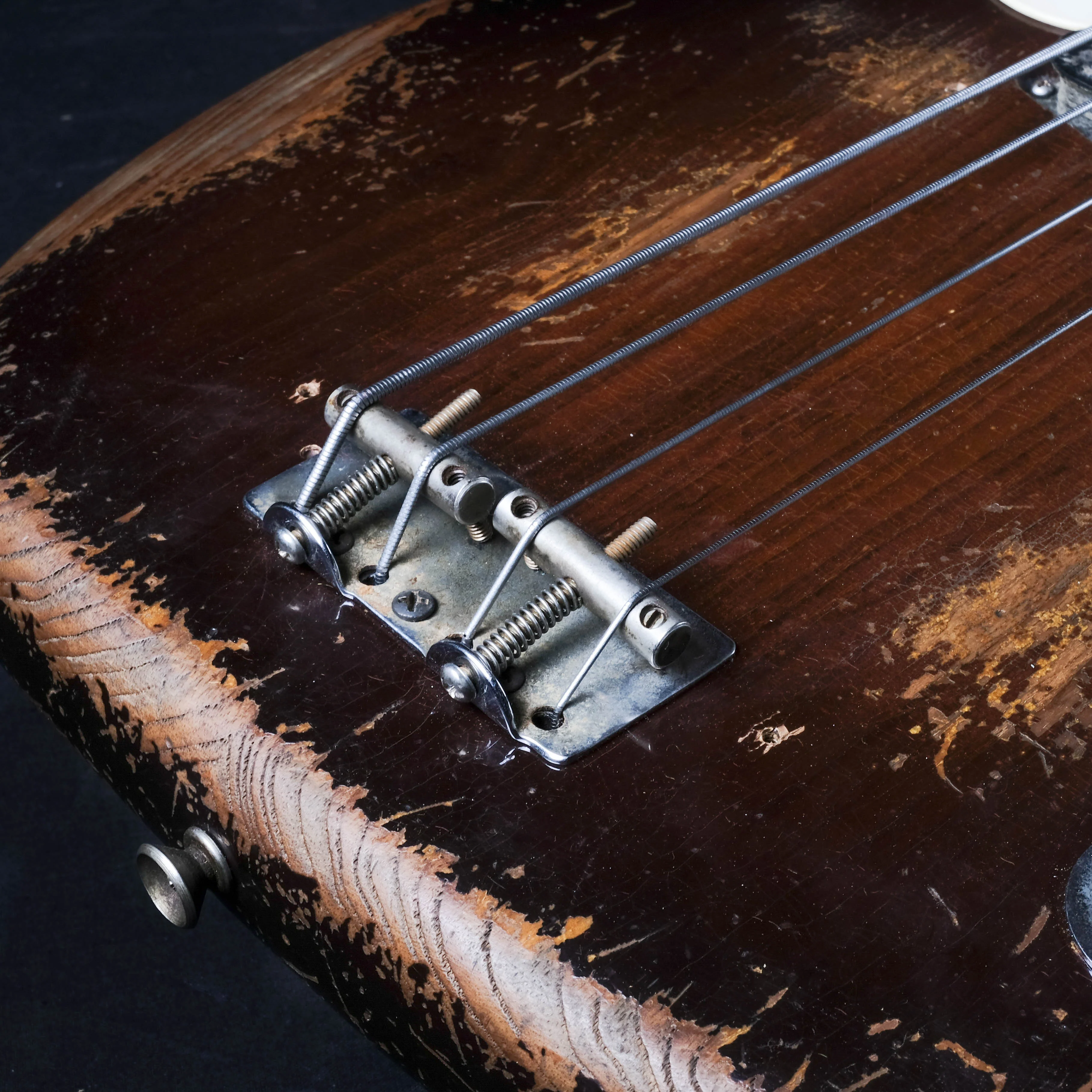 Fender Custom Shop Masterbuilt Vincent Van Trigt 1955 Precision Bass Heavy Relic 2-Tone Sunburst - Image 11