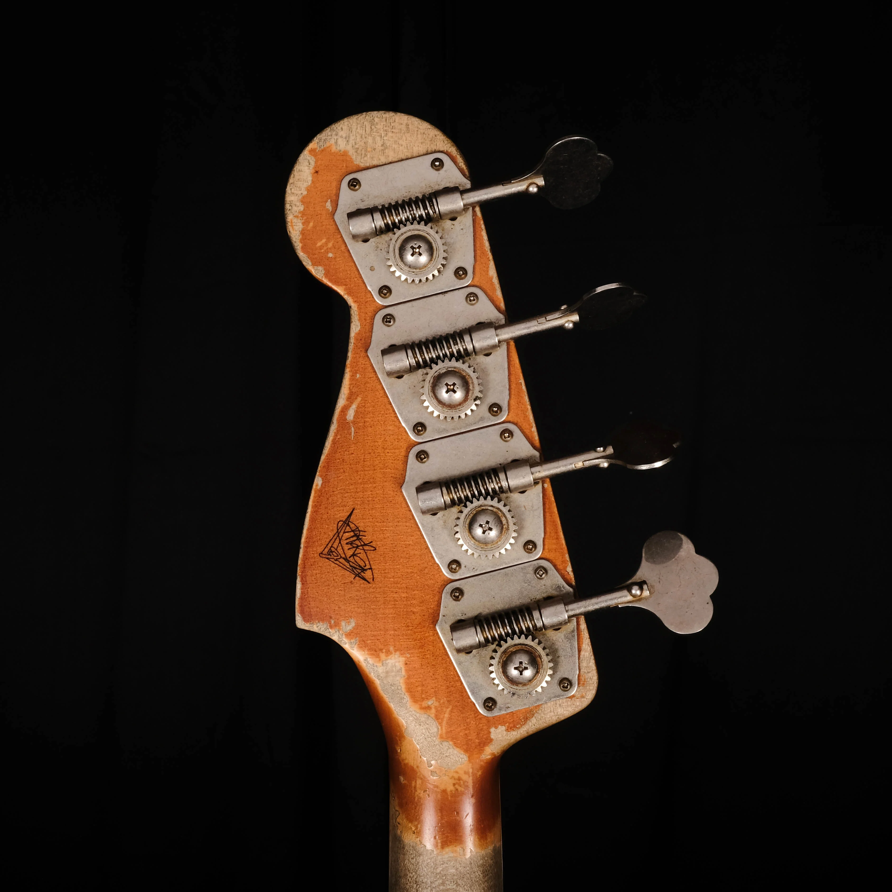 Fender Custom Shop Masterbuilt Vincent Van Trigt 66 Jazz Bass Aged Olympic White Heavy Relic - Image 17