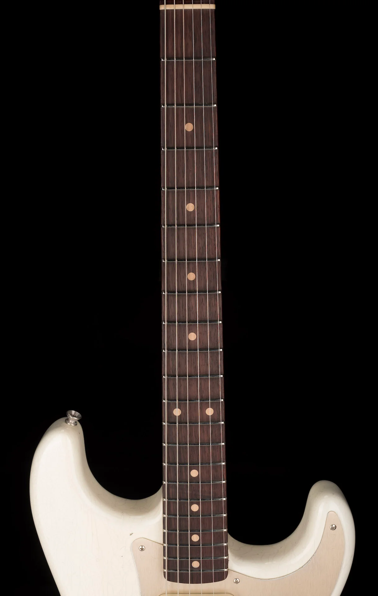 Fender Custom Shop Roasted 1960 Stratocaster Relic Birdseye Maple Aged Olympic White - Image 10