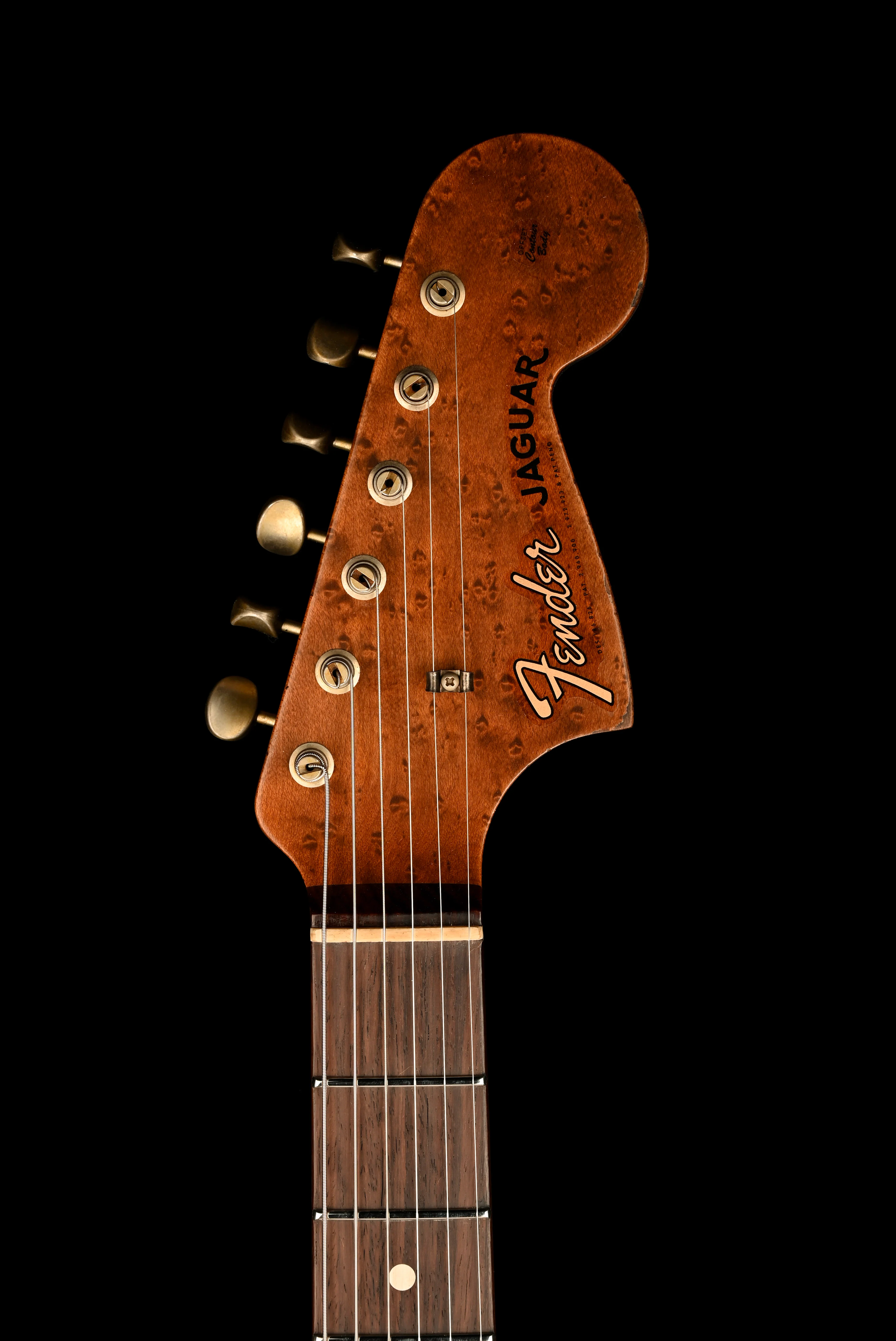 Fender Custom Shop Roasted 1962 Jaguar Journeyman Relic Wide Fade 2-Tone Sunburst With Case - Image 12