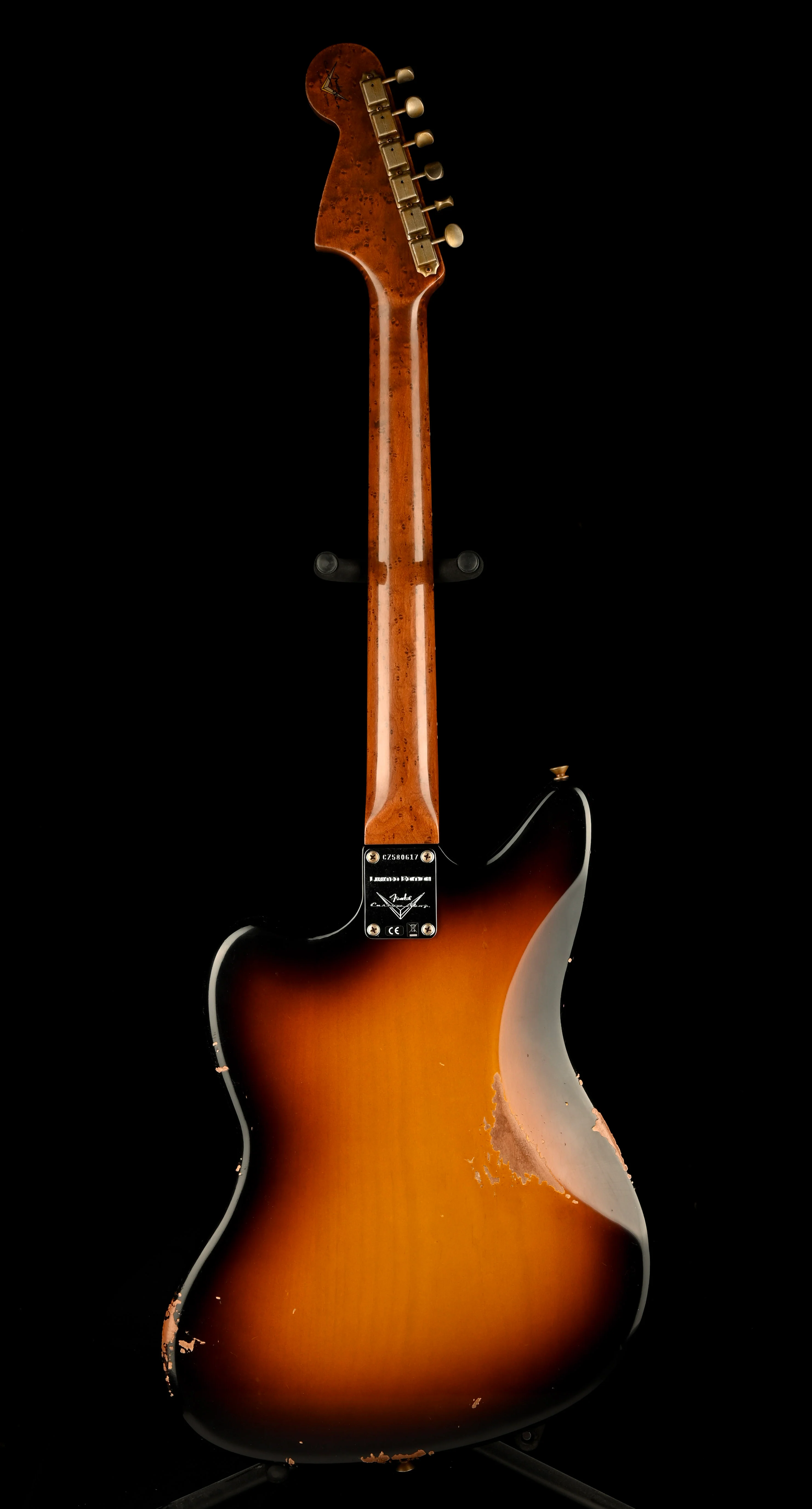Fender Custom Shop Roasted 1962 Jaguar Journeyman Relic Wide Fade 2-Tone Sunburst With Case - Image 14