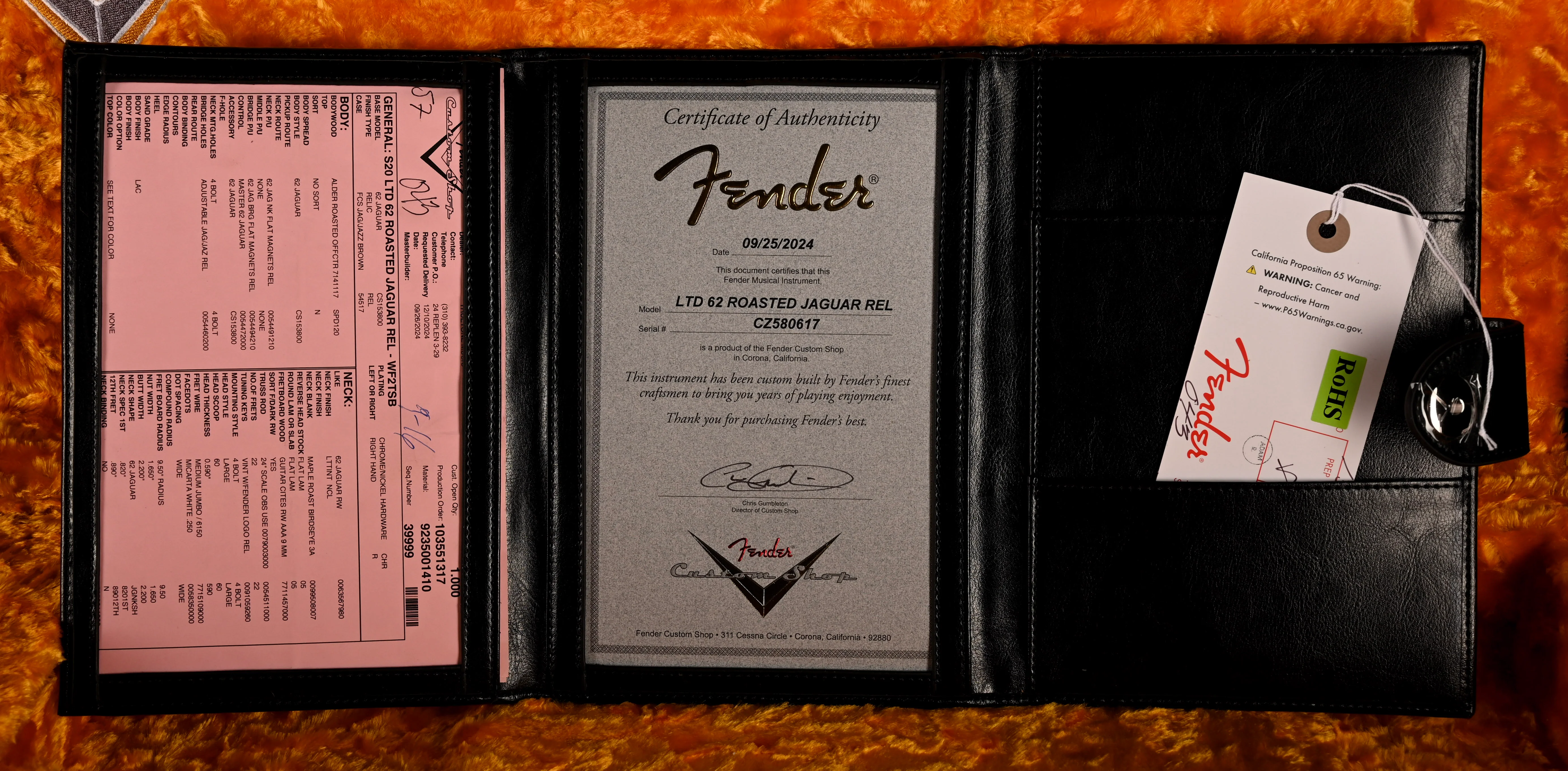 Fender Custom Shop Roasted 1962 Jaguar Journeyman Relic Wide Fade 2-Tone Sunburst With Case - Image 21