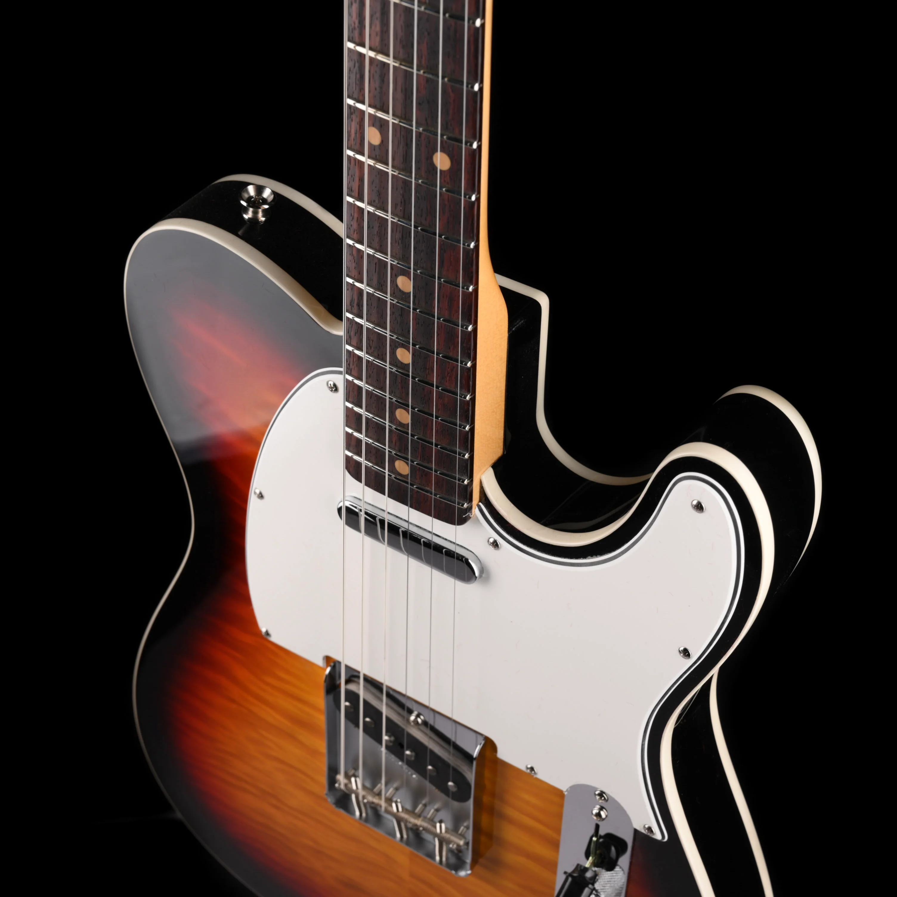 Fender Custom Shop 1960 Telecaster Custom Flametop NOS 3-Tone Sunburst With Case - Image 5