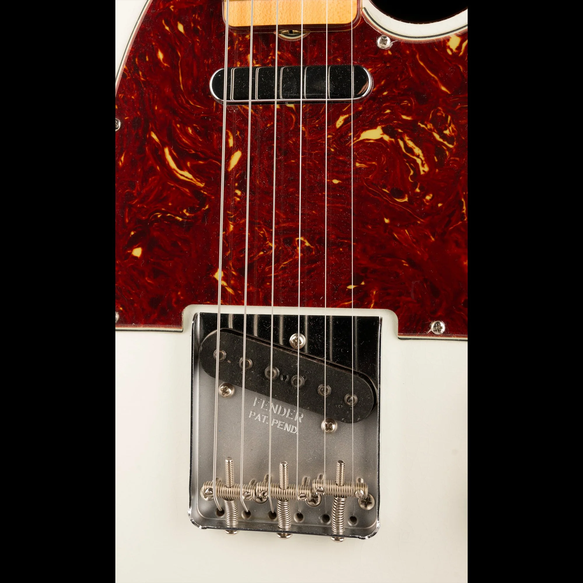Fender Custom Shop Truetone Tortoise Set 1966 Telecaster Custom Closet Classic Olympic White - Image 7