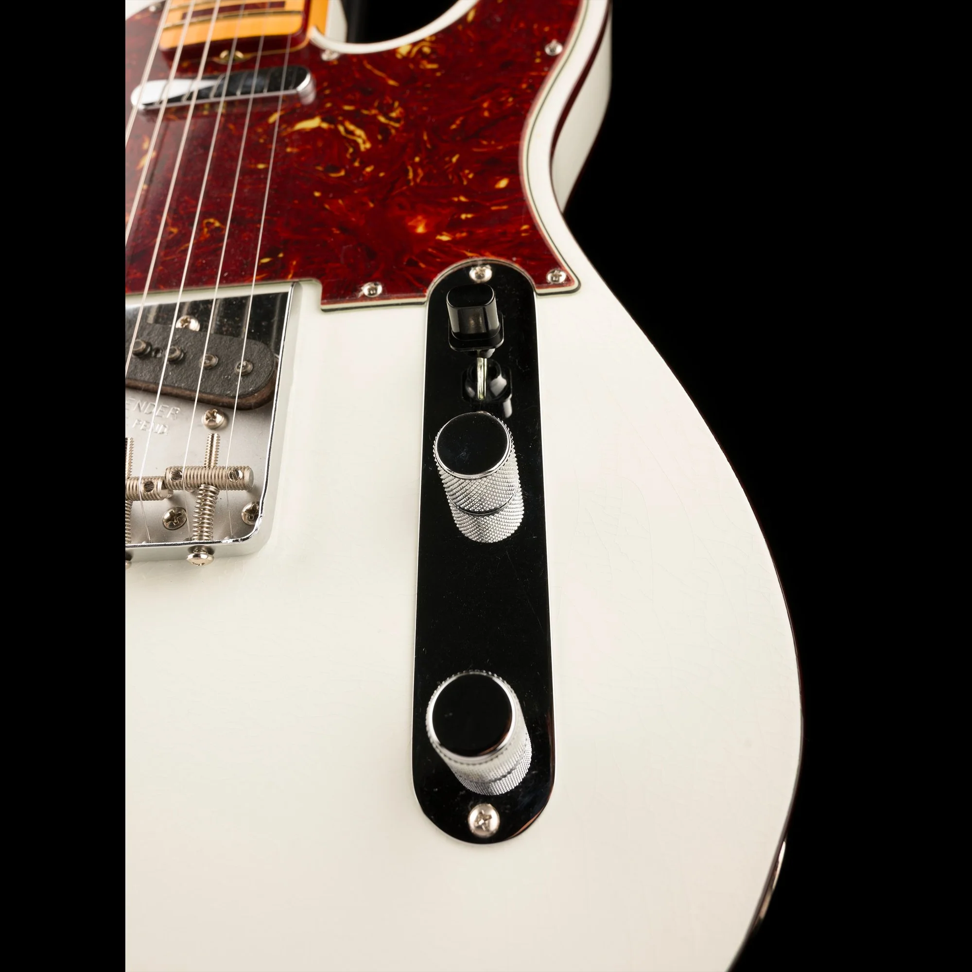 Fender Custom Shop Truetone Tortoise Set 1966 Telecaster Custom Closet Classic Olympic White - Image 8