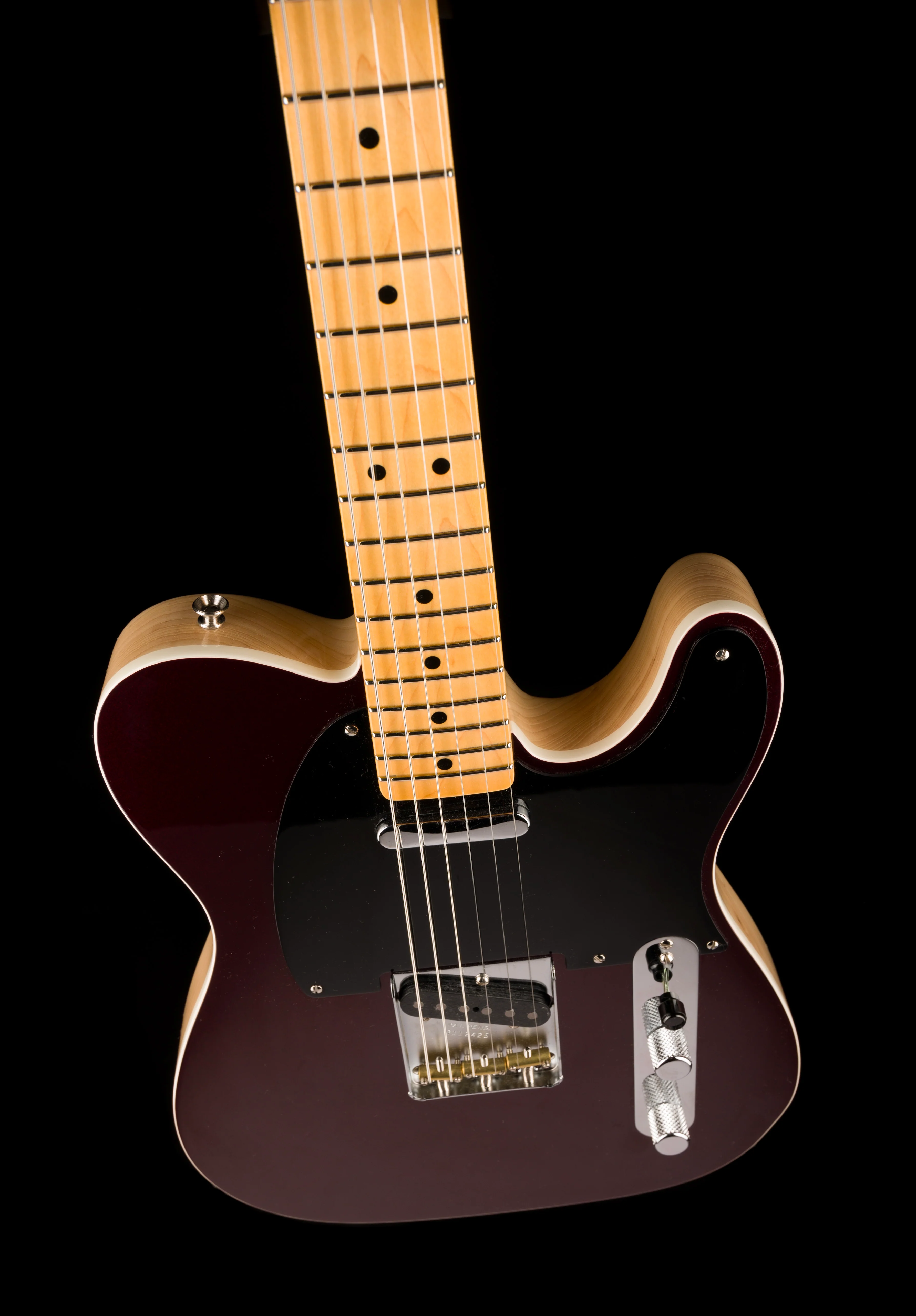 Fender Custom Shop Truetone Two Tone Telecaster NOS Oxblood With Case - Image 4