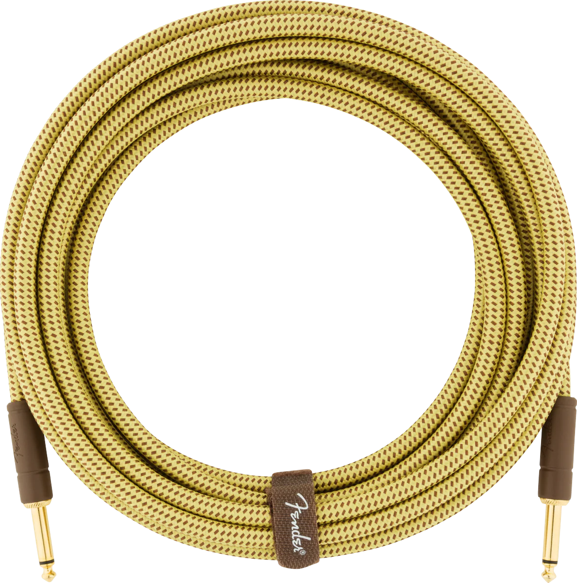 Fender Deluxe 18.6-ft. Instrument Cable Tweed - 990820081 - Image 2