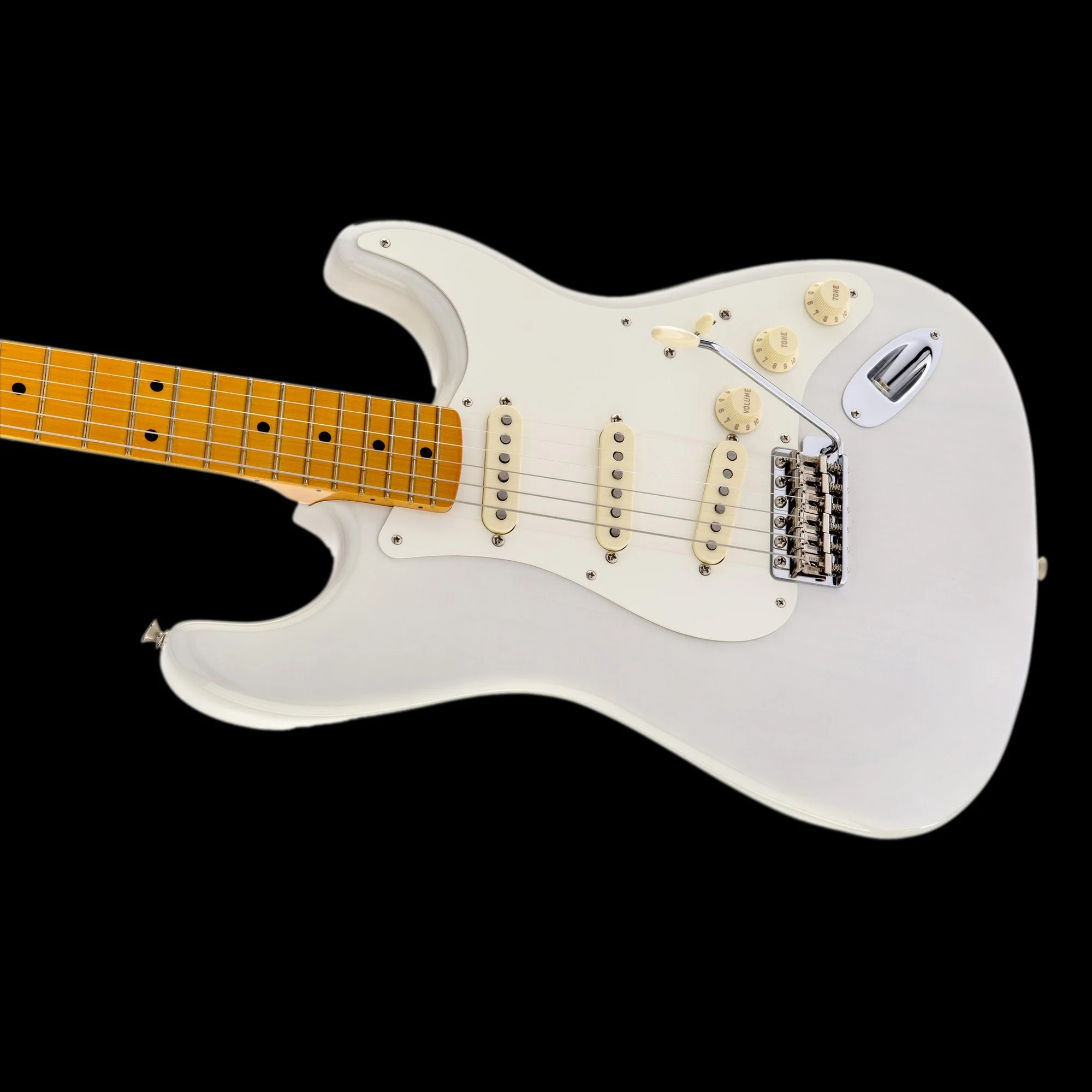 Fender Artist Series Eric Johnson Stratocaster Maple White Blonde with Case - Image 5
