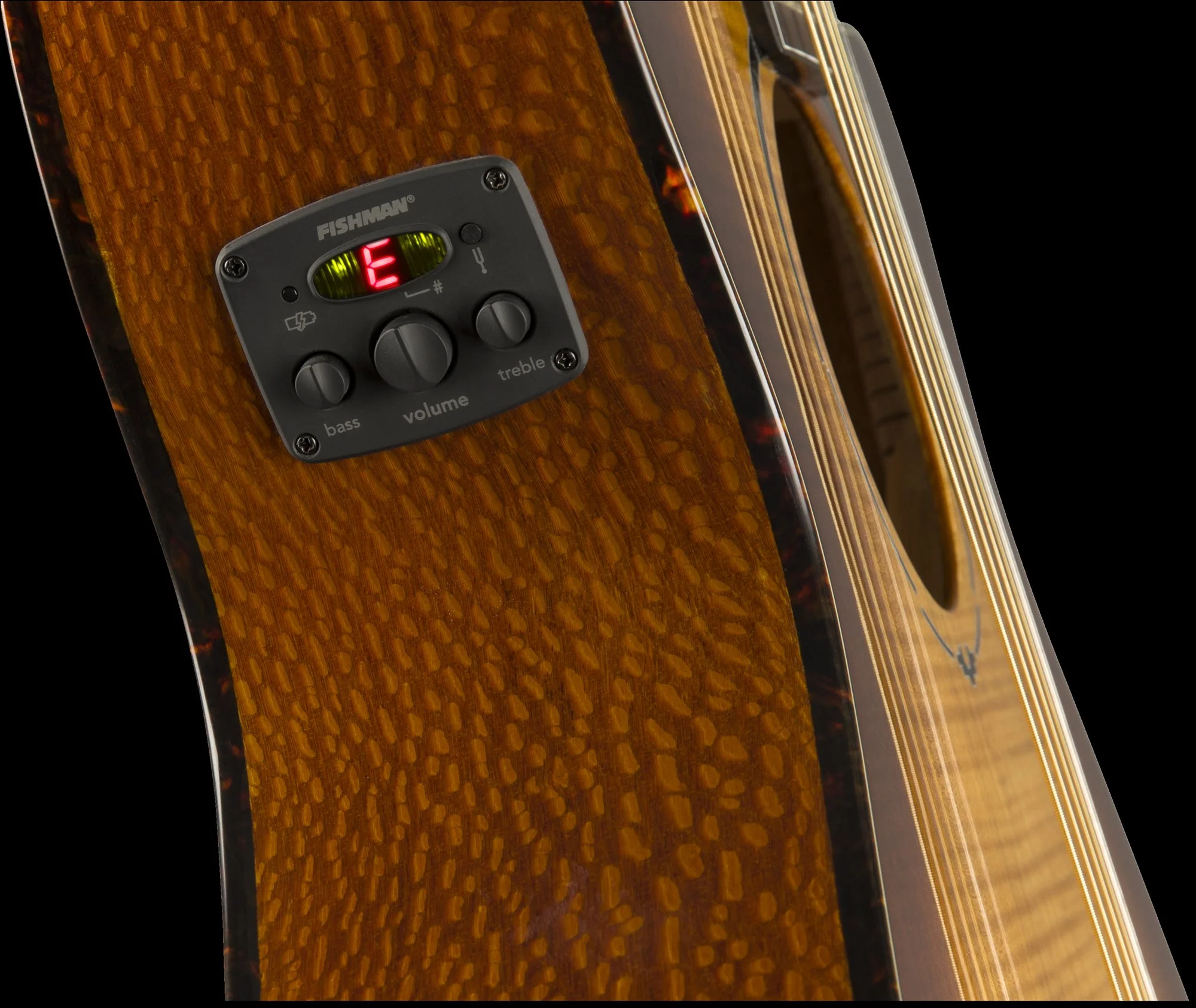 Fender FA-345CE Auditorium Size Acoustic Electric Guitar Laurel Fingerboard 3-Tone Tea Burst - Image 6