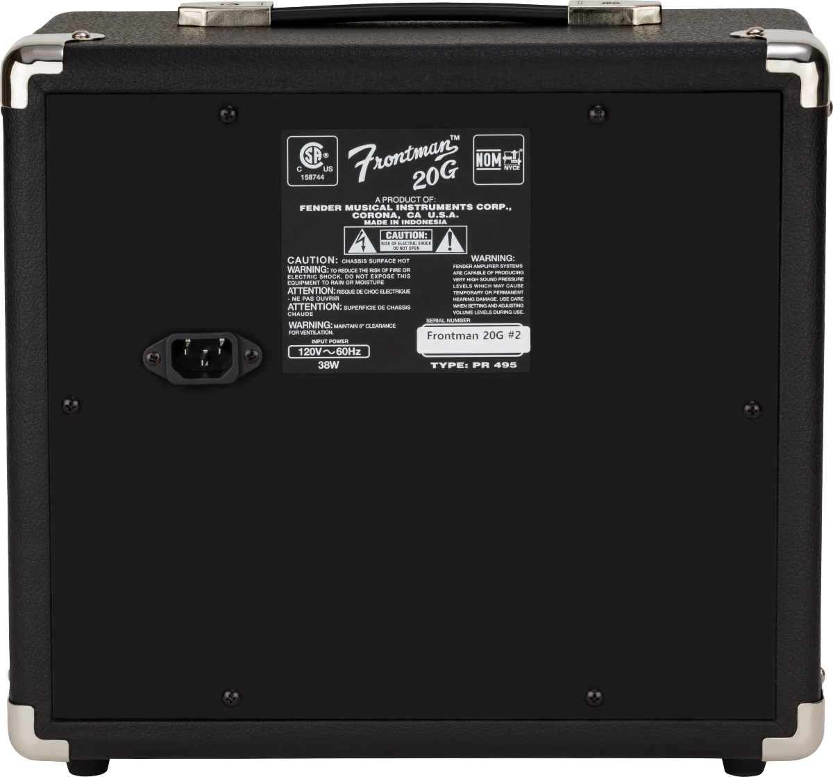 Fender Frontman 20G 120V Guitar Amp Combo - Image 2