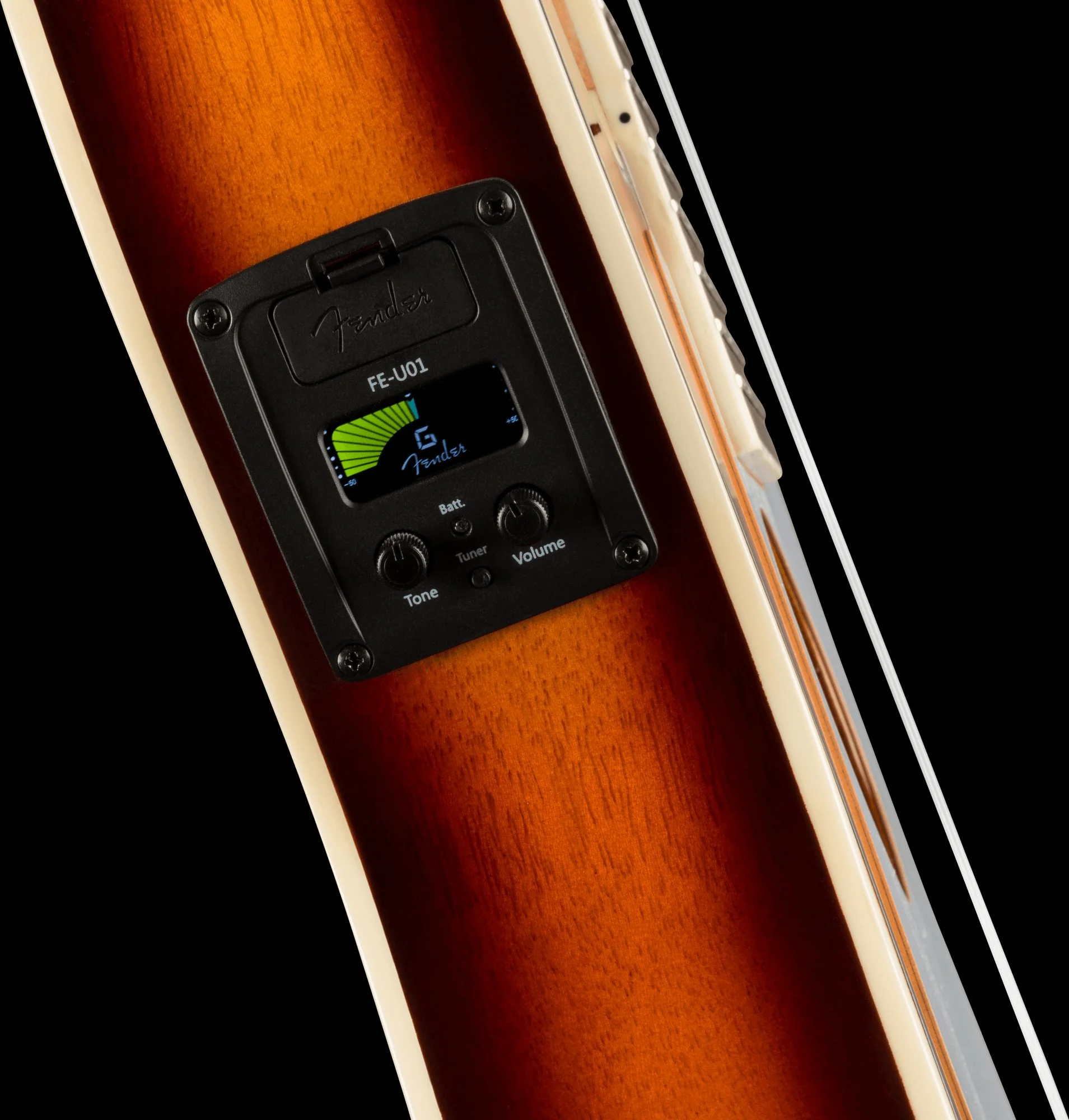 Fender Fullerton Strat Concert Uke Sunburst - Image 6
