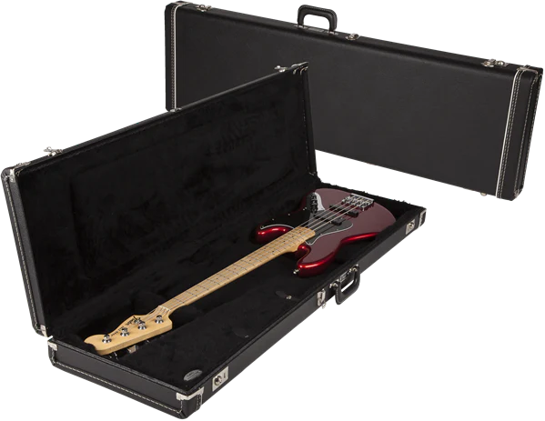 Fender G&G Jazz Bass/Jaguar Bass Standard Hardshell Case Black with Black Interior - Image 7