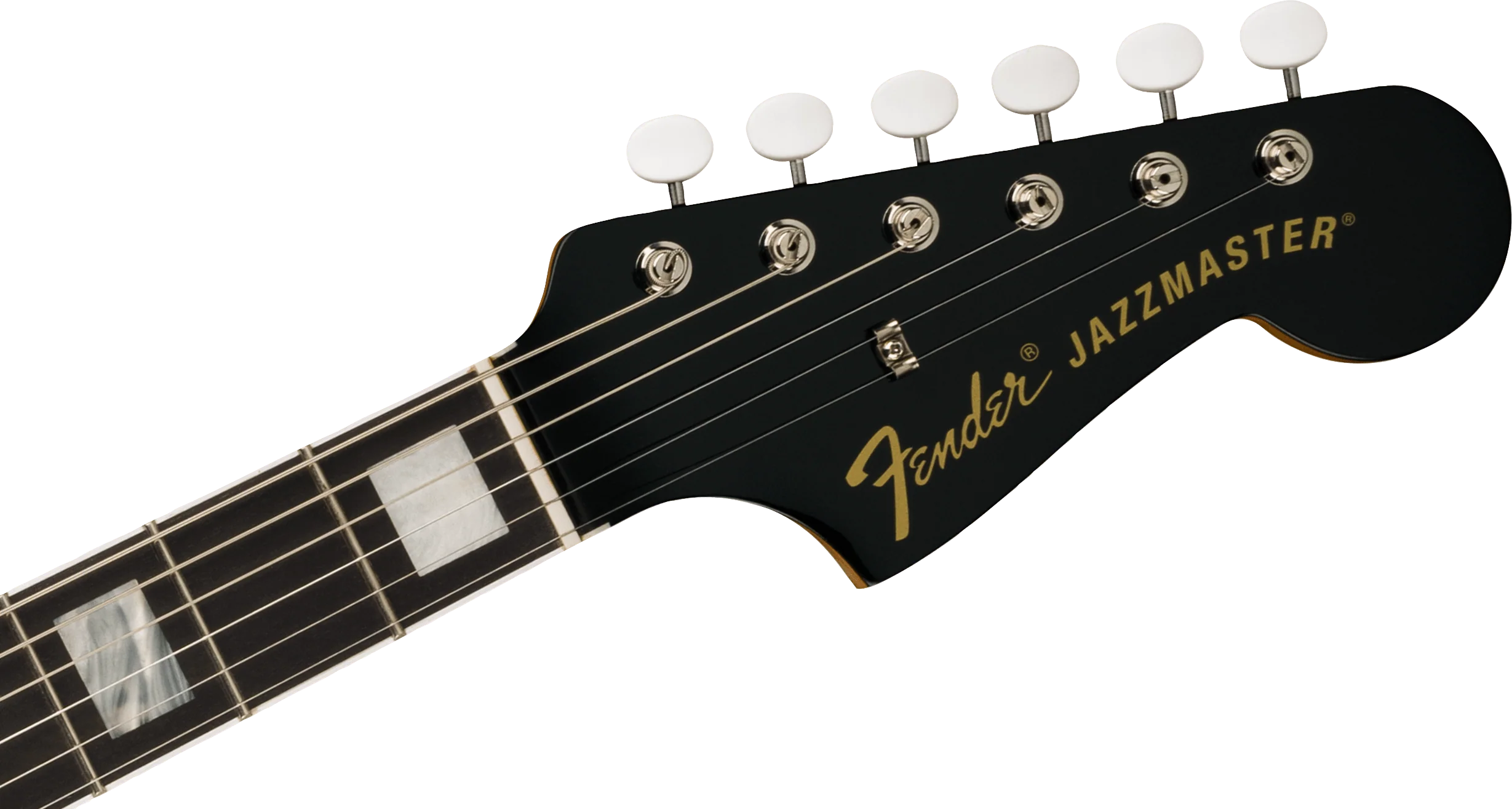 Fender Gold Foil Jazzmaster Ebony Fingerboard Candy Apple Burst With Gig Bag - Image 6
