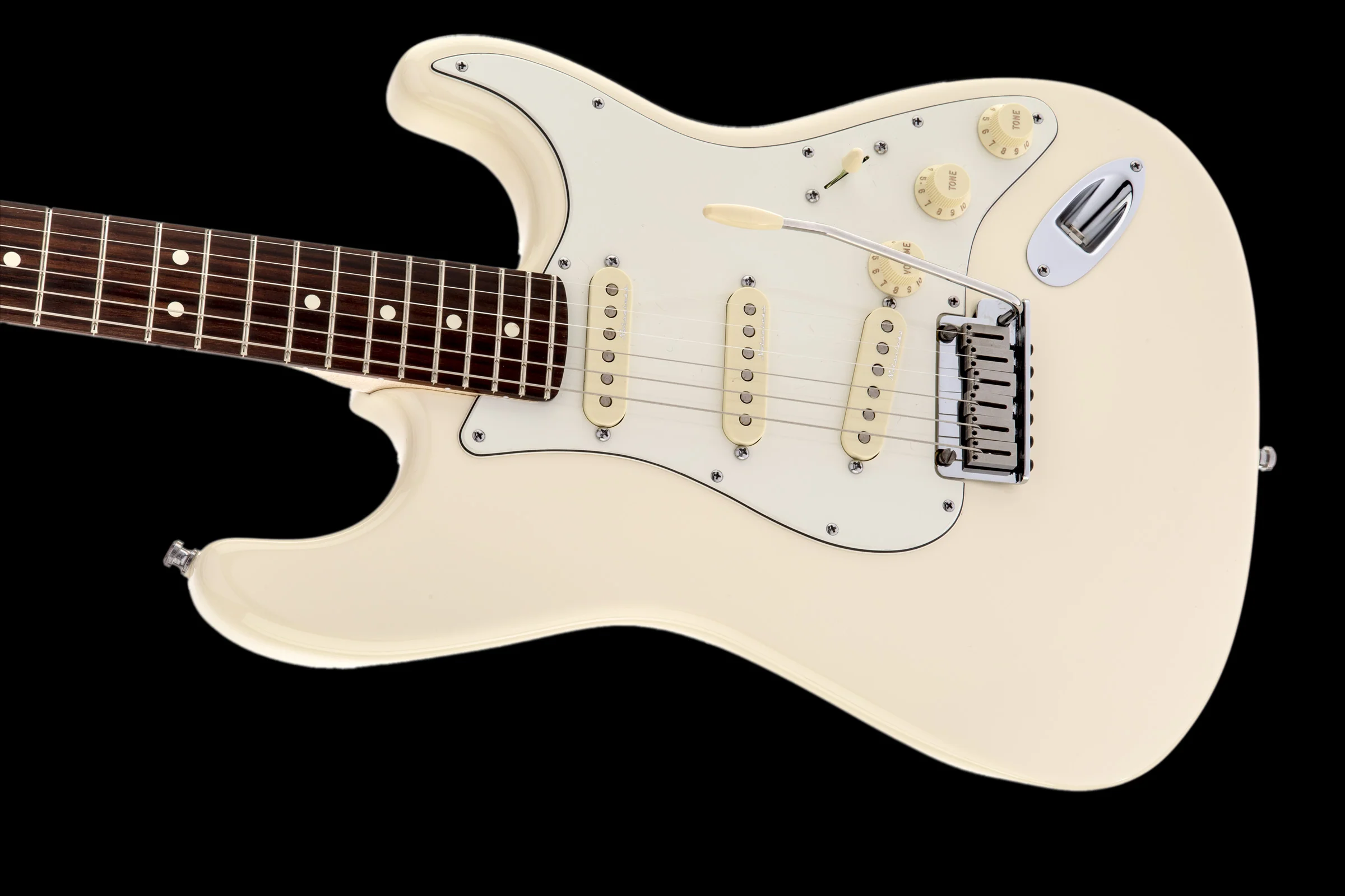 Fender Artist Series Jeff Beck Stratocaster Olympic White with Case - Image 5